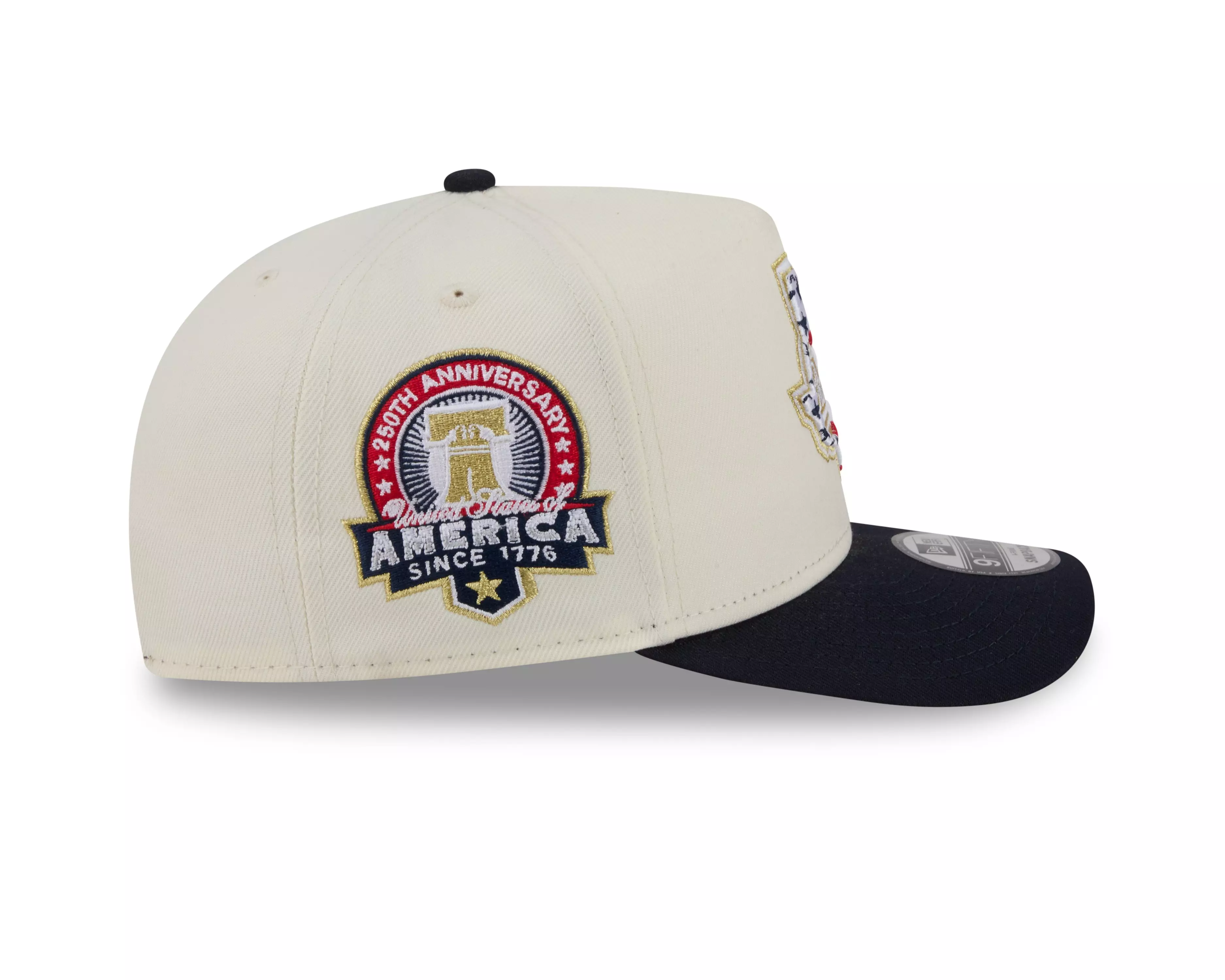 New Era Texas Rangers 9FIFTY A-Frame 4th of July Snapback Hat - Cream - CREAM