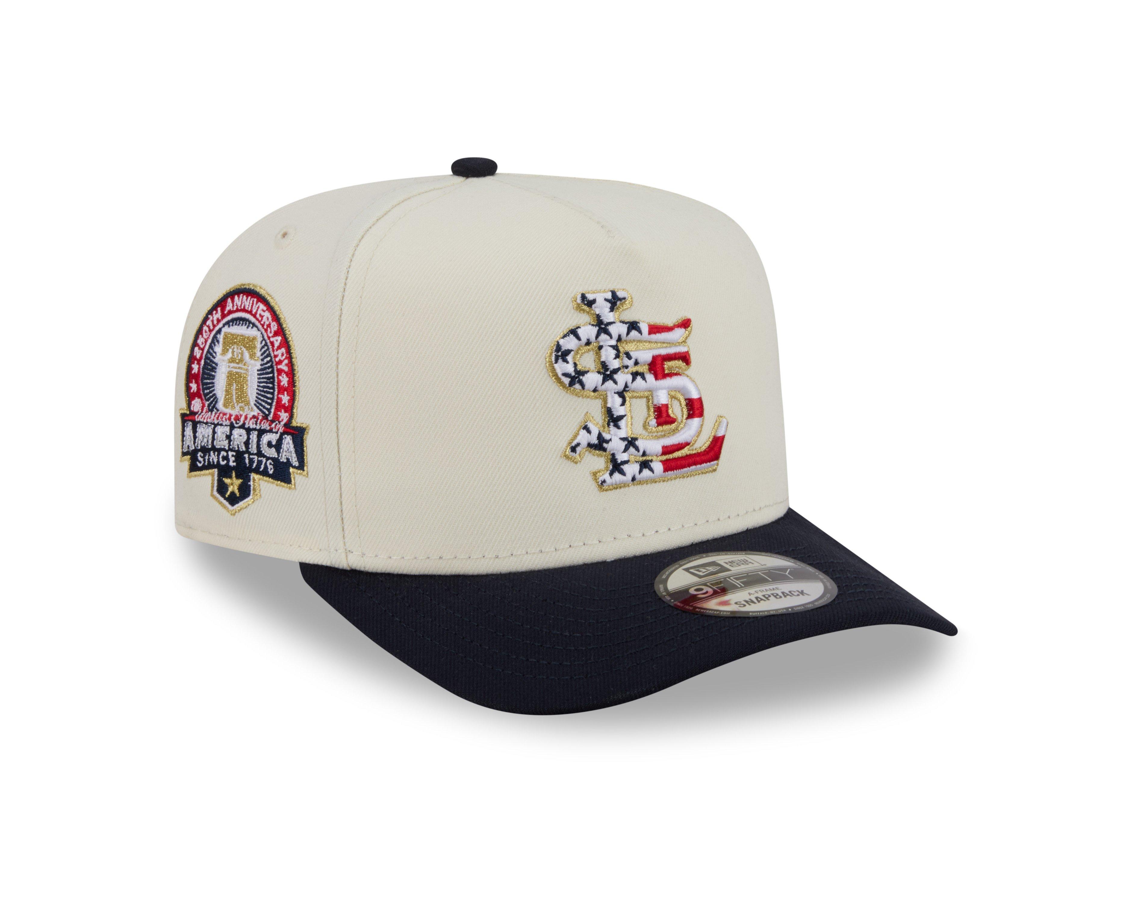 New Era St. Louis Cardinals 9FIFTY A-Frame 4th of July Cream Snapback Hat