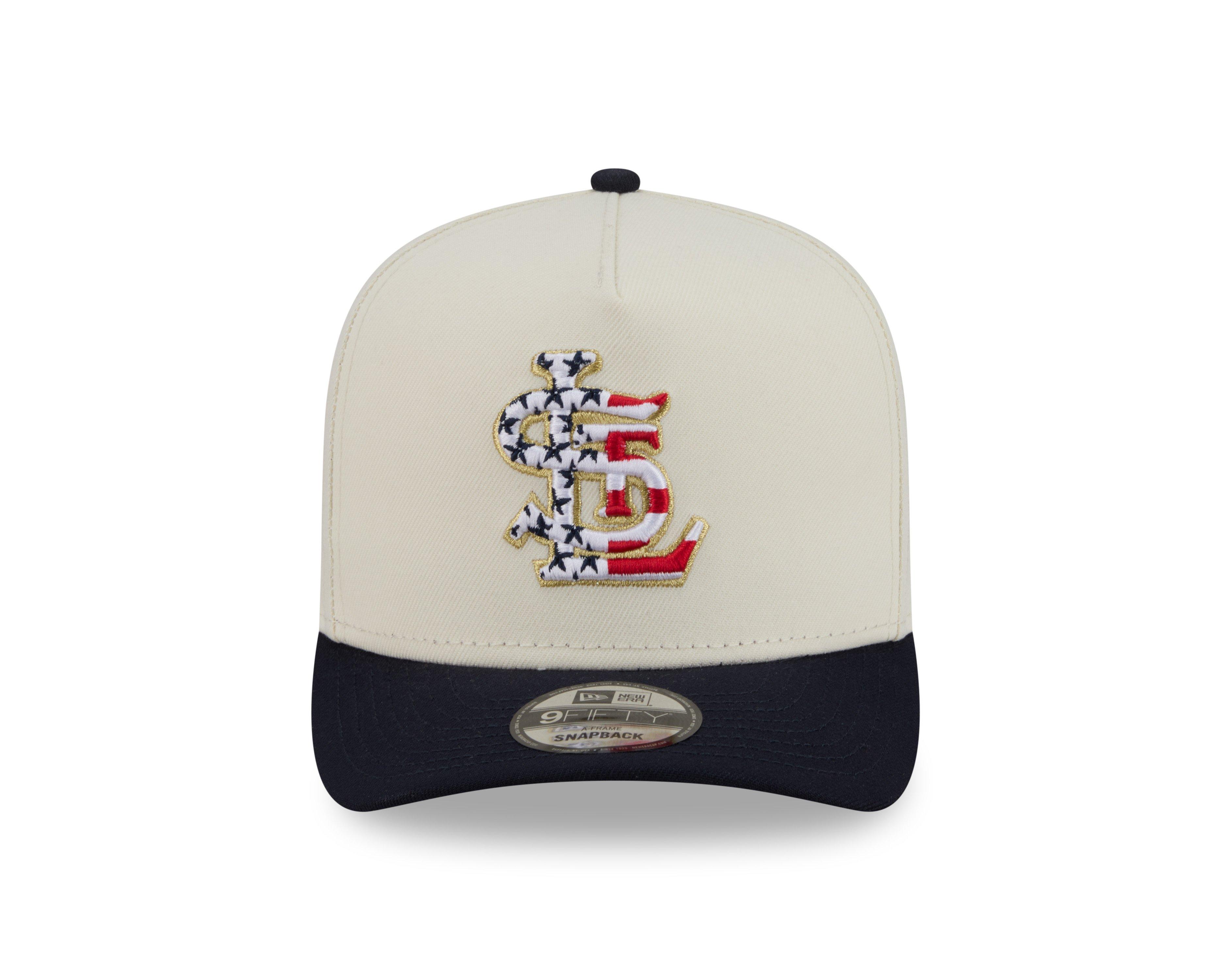 New Era St. Louis Cardinals 9FIFTY A-Frame 4th of July Snapback Hat - Cream - CREAM Thumbnail View 3