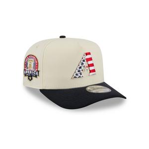 New Era Arizona Diamondbacks 9FIFTY A-Frame 4th of July Snapback Hat - Cream