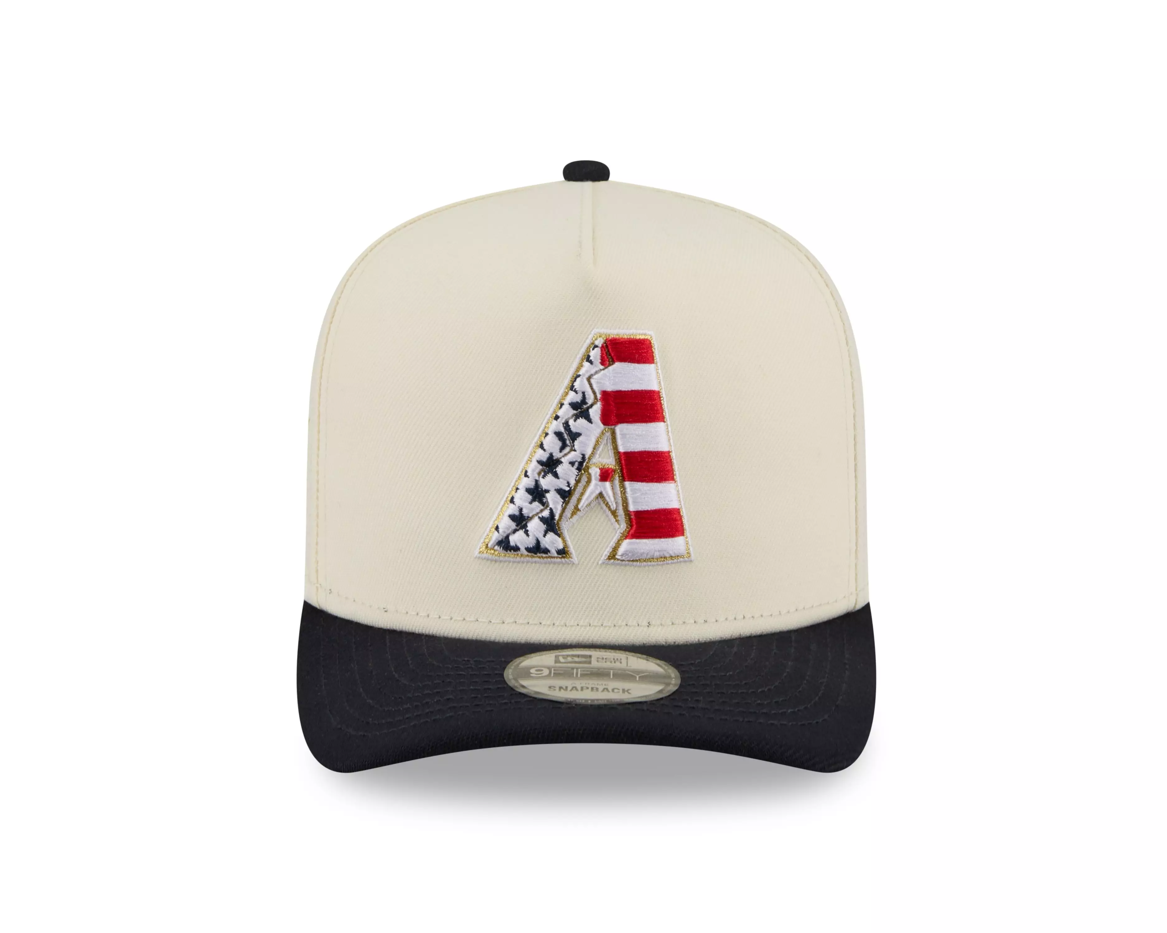 New Era Arizona Diamondbacks 9FIFTY A-Frame 4th of July Snapback Hat - Cream - CREAM