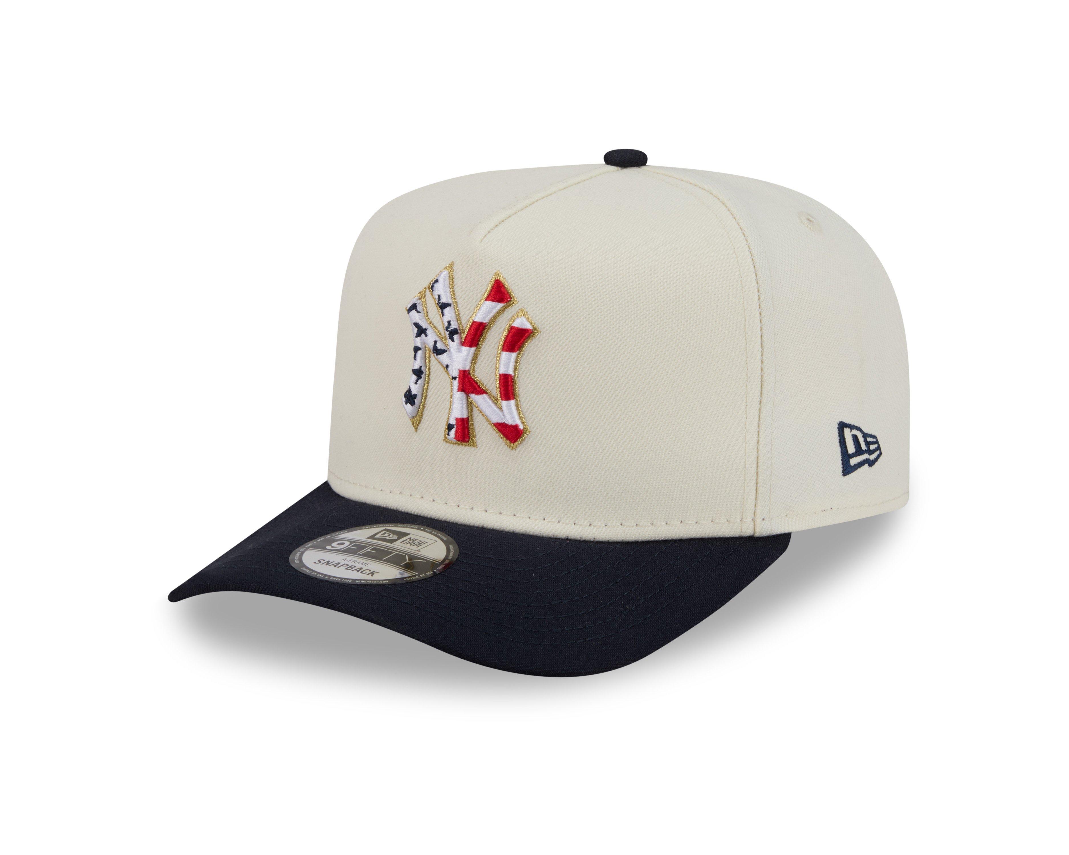 New Era New York Yankees 9FIFTY A-Frame 4th of July Cream Snapback Hat