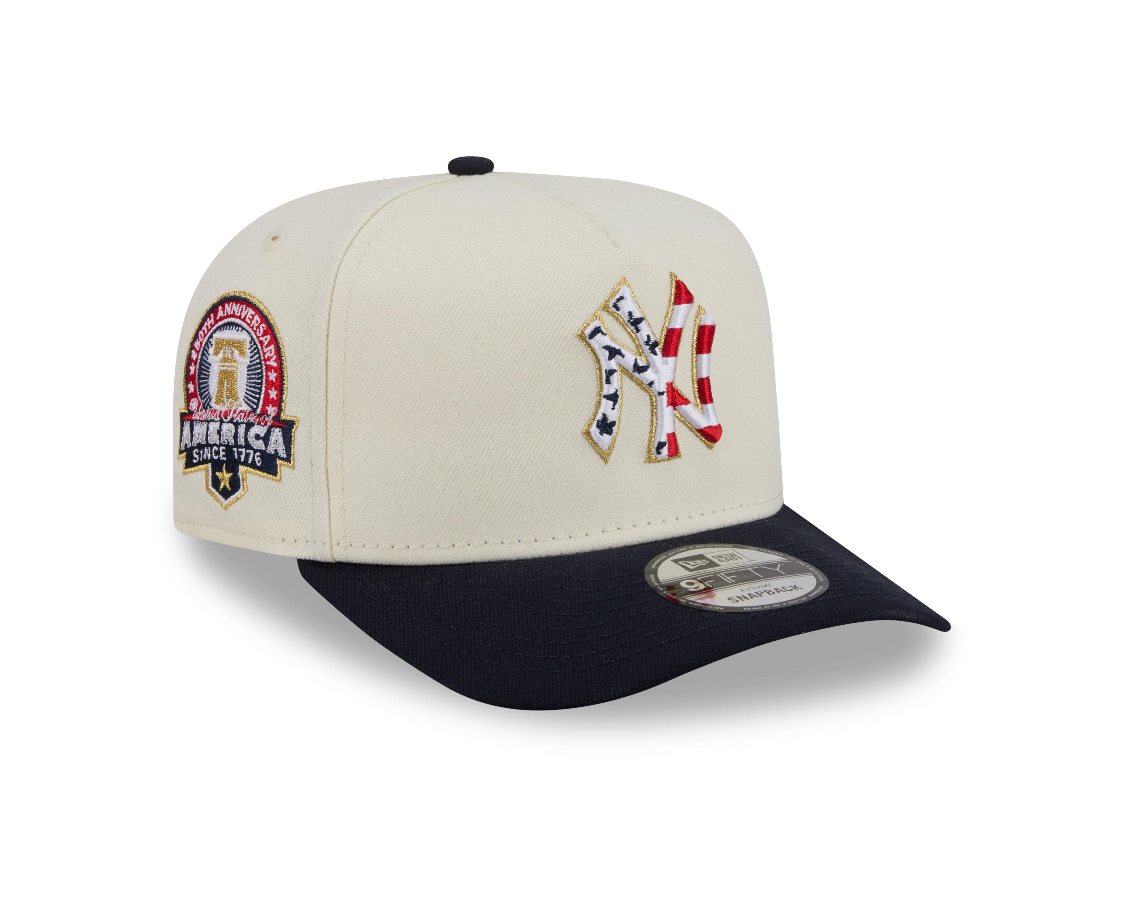 New Era New York Yankees 9FIFTY A-Frame 4th of July Cream Snapback Hat