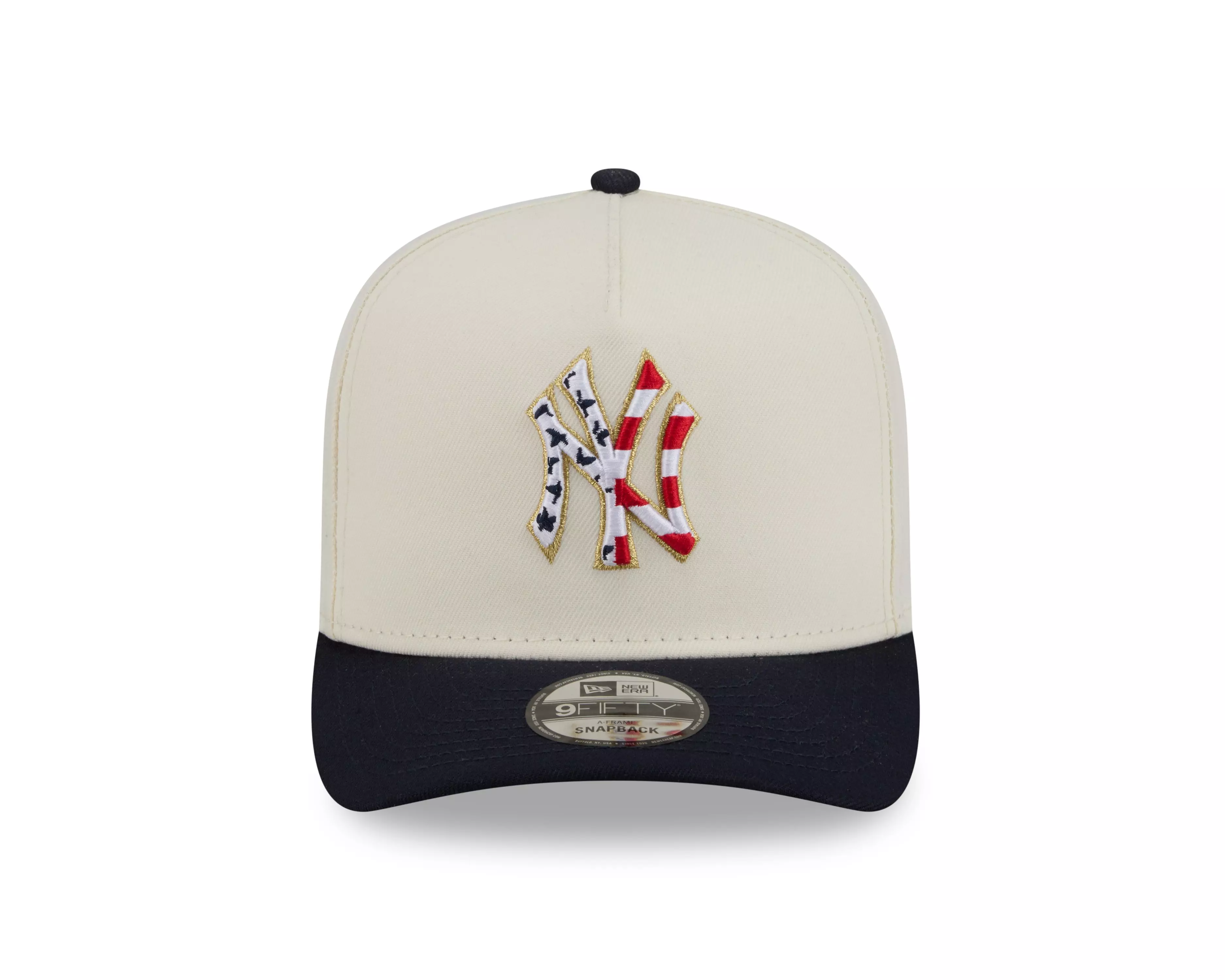New Era New York Yankees 9FIFTY A-Frame 4th of July Snapback Hat - Cream - CREAM