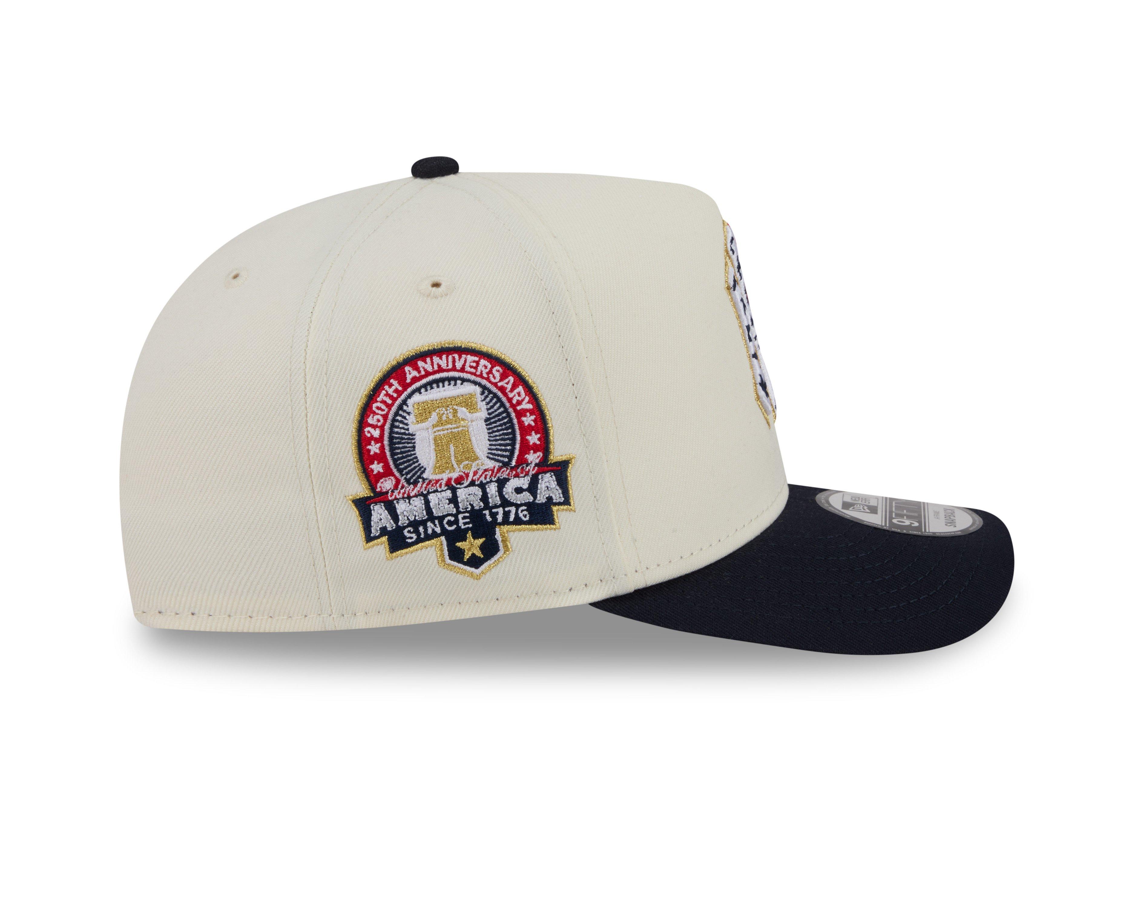 New Era New York Yankees 9FIFTY A-Frame 4th of July Snapback Hat - Cream - CREAM Thumbnail View 6