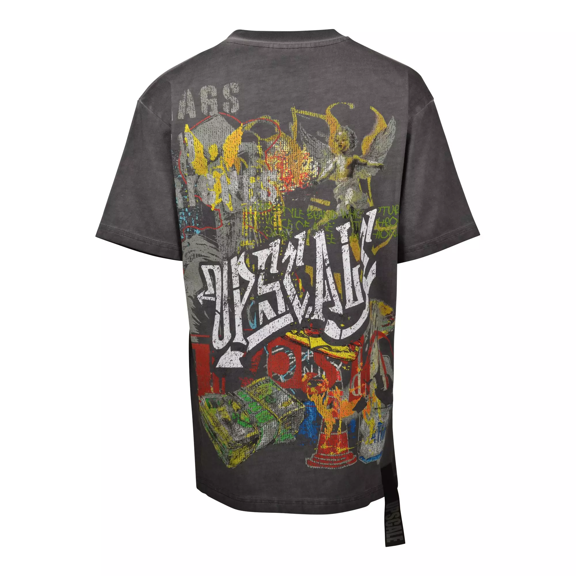 Upscale Big Boys' Rags To Riches Tee - BLACK/MULTI