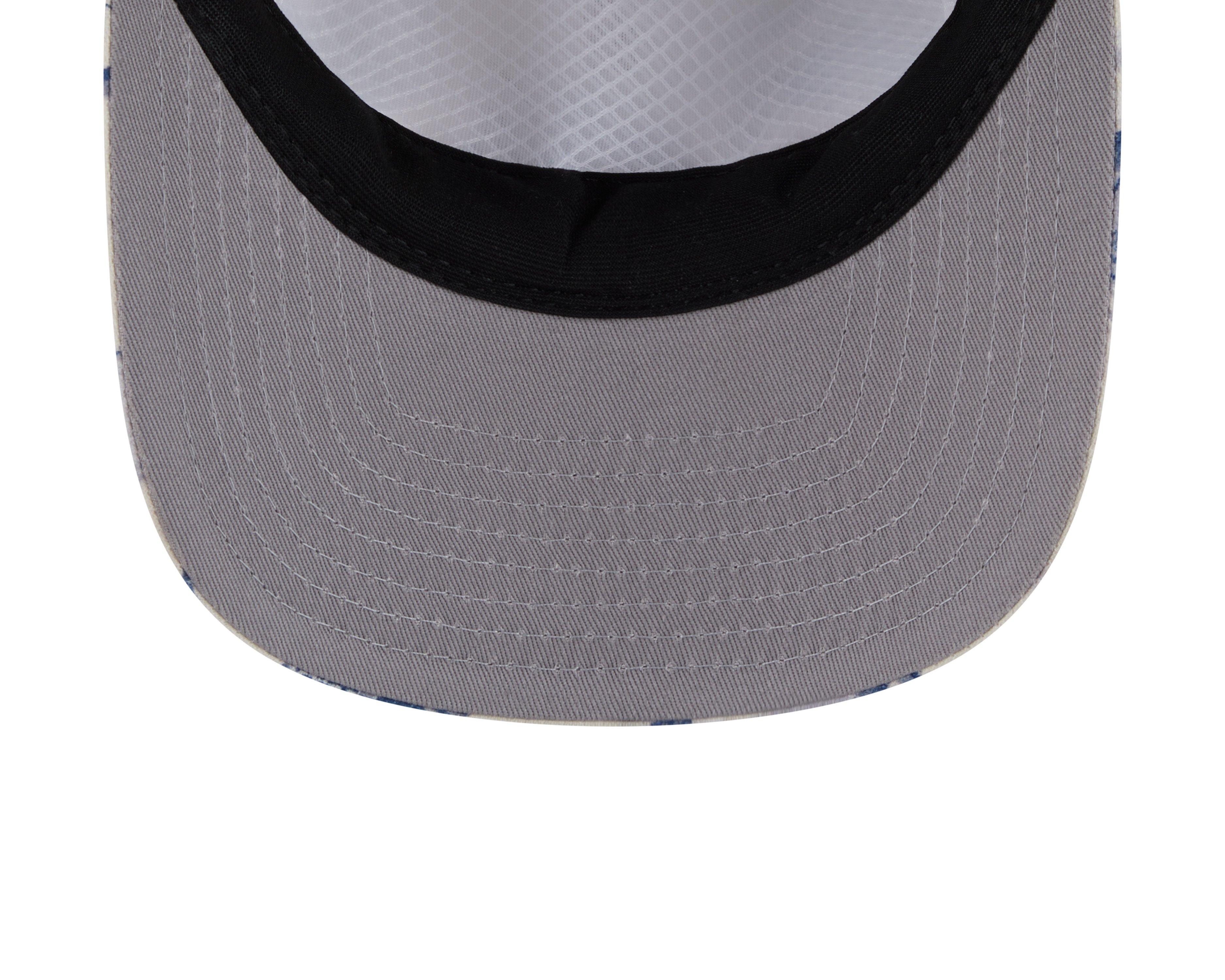 New Era Atlanta Braves 19TWENTY Tropical Snapback Hat - White/Navy - WHITE/NAVY Thumbnail View 7