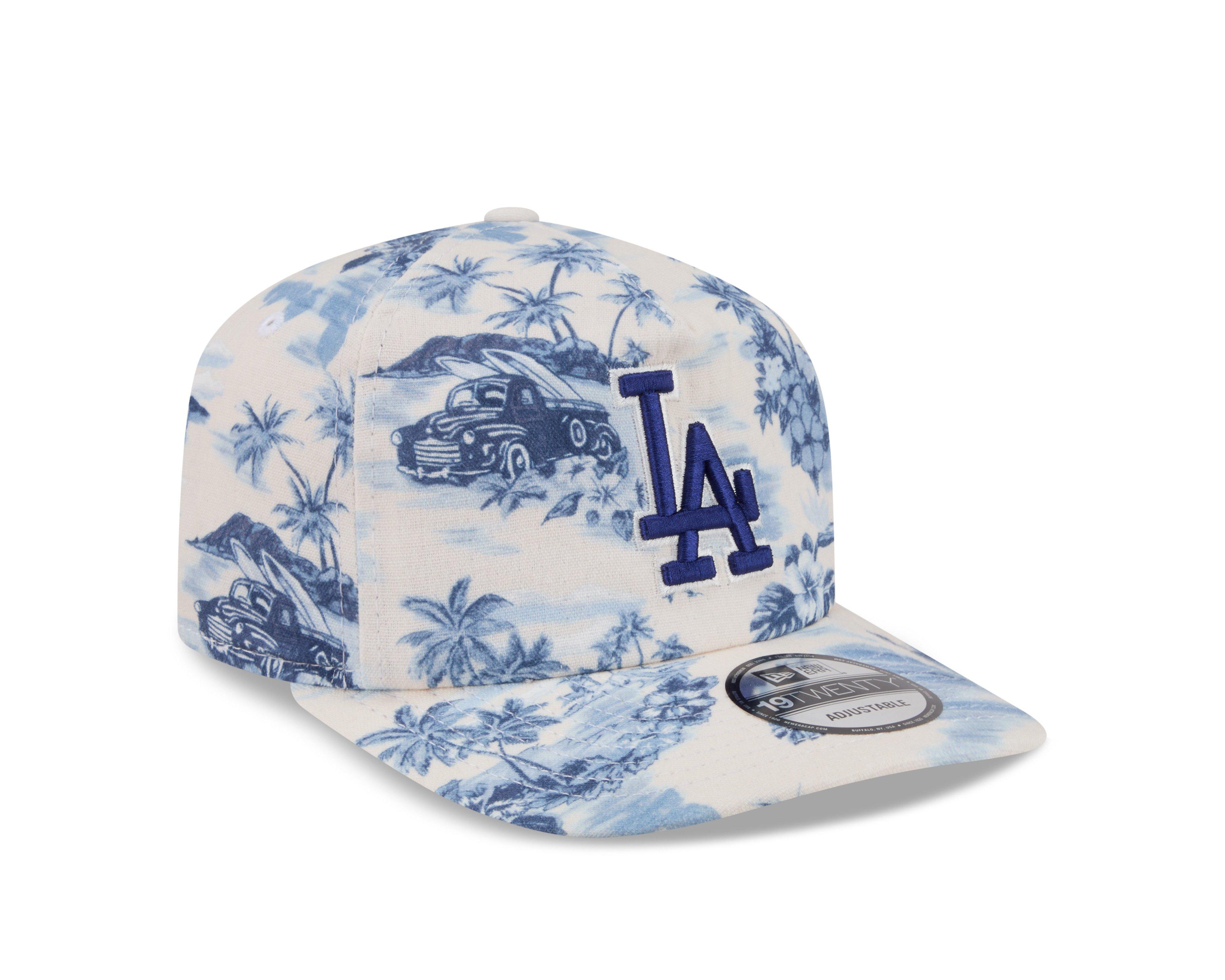 New Era Los Angeles Dodgers 19TWENTY Tropical White/Navy Snapback Hat