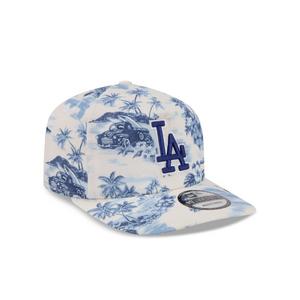 New Era Los Angeles Dodgers 19TWENTY Tropical Snapback Hat - White/Navy