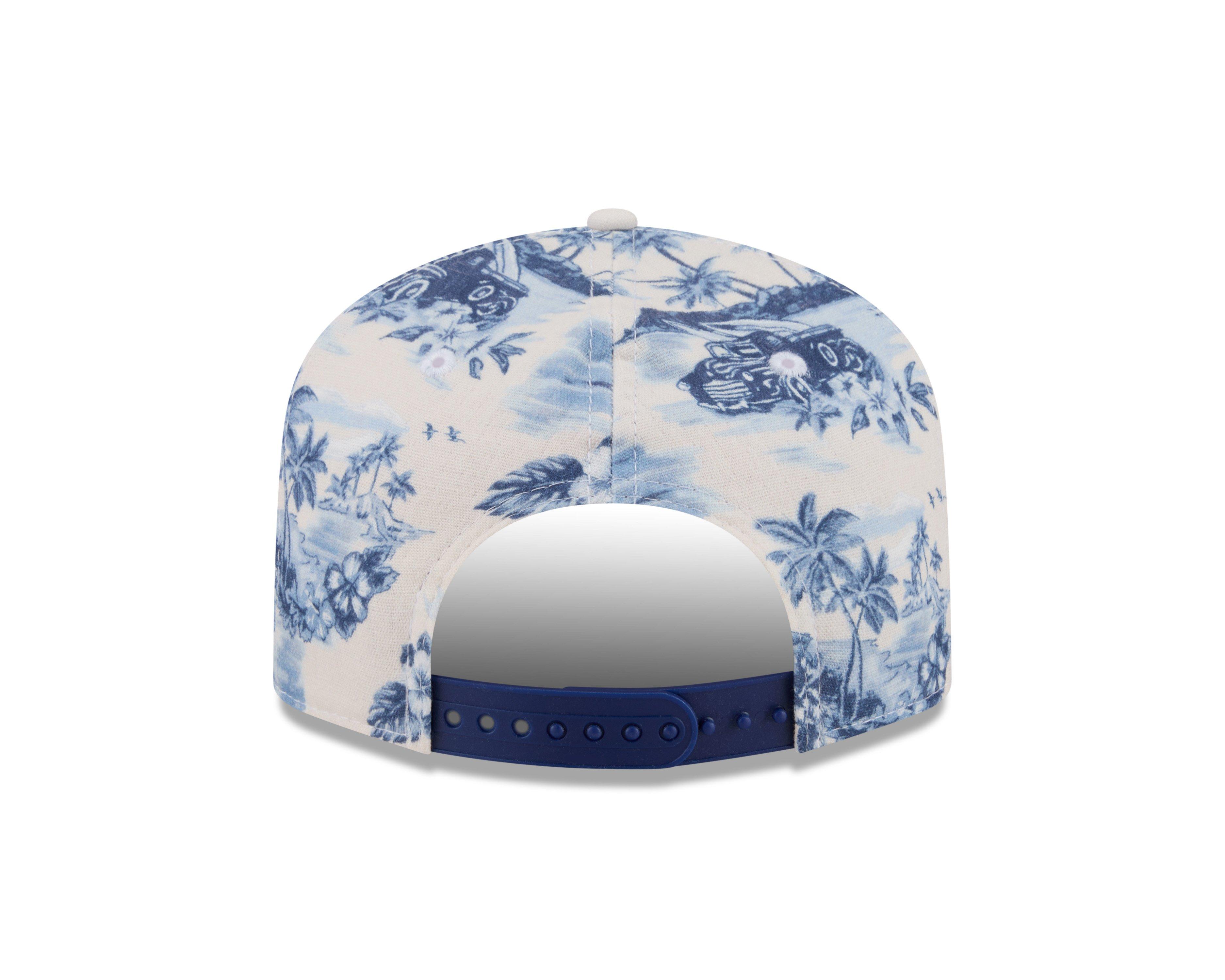 New Era Los Angeles Dodgers 19TWENTY Tropical Snapback Hat - White/Navy - WHITE/ROYAL Thumbnail View 4