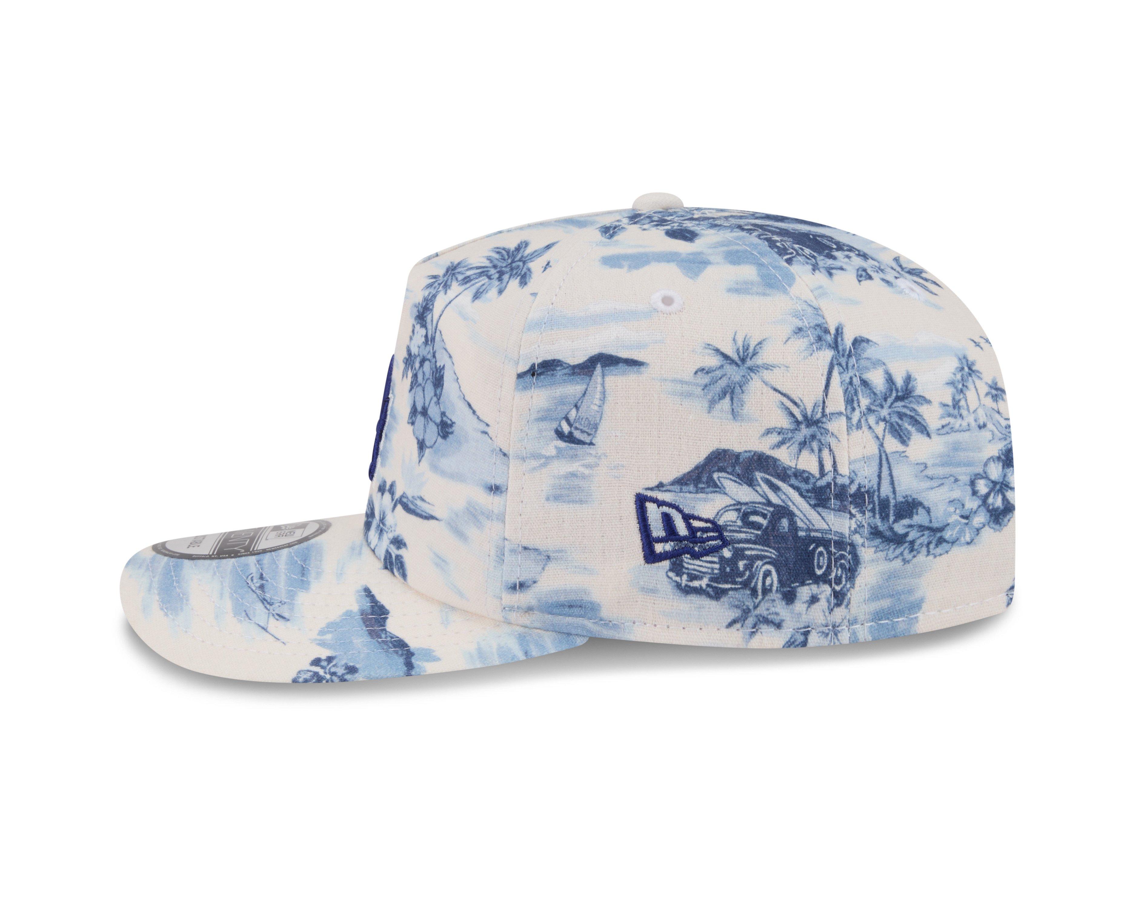 New Era Los Angeles Dodgers 19TWENTY Tropical Snapback Hat - White/Navy - WHITE/ROYAL Thumbnail View 5