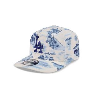 New Era Los Angeles Dodgers 19TWENTY Tropical Snapback Hat - White/Navy