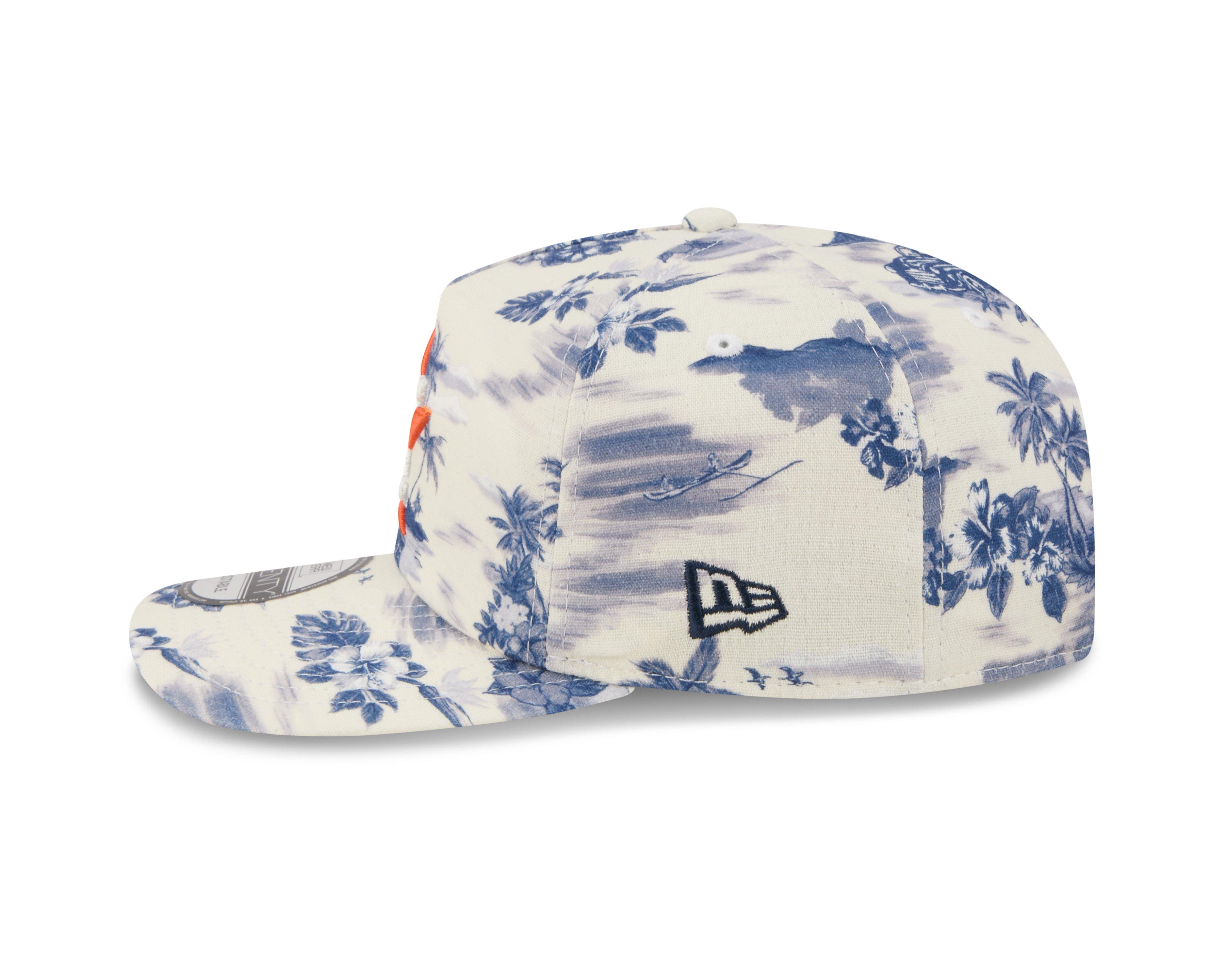 New Era Houston Astros 19TWENTY Tropical Snapback Hat - White/Navy - WHITE/NAVY Thumbnail View 5