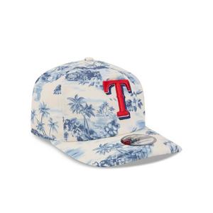 New Era Texas Rangers 19TWENTY Tropical Snapback Hat - White/Royal