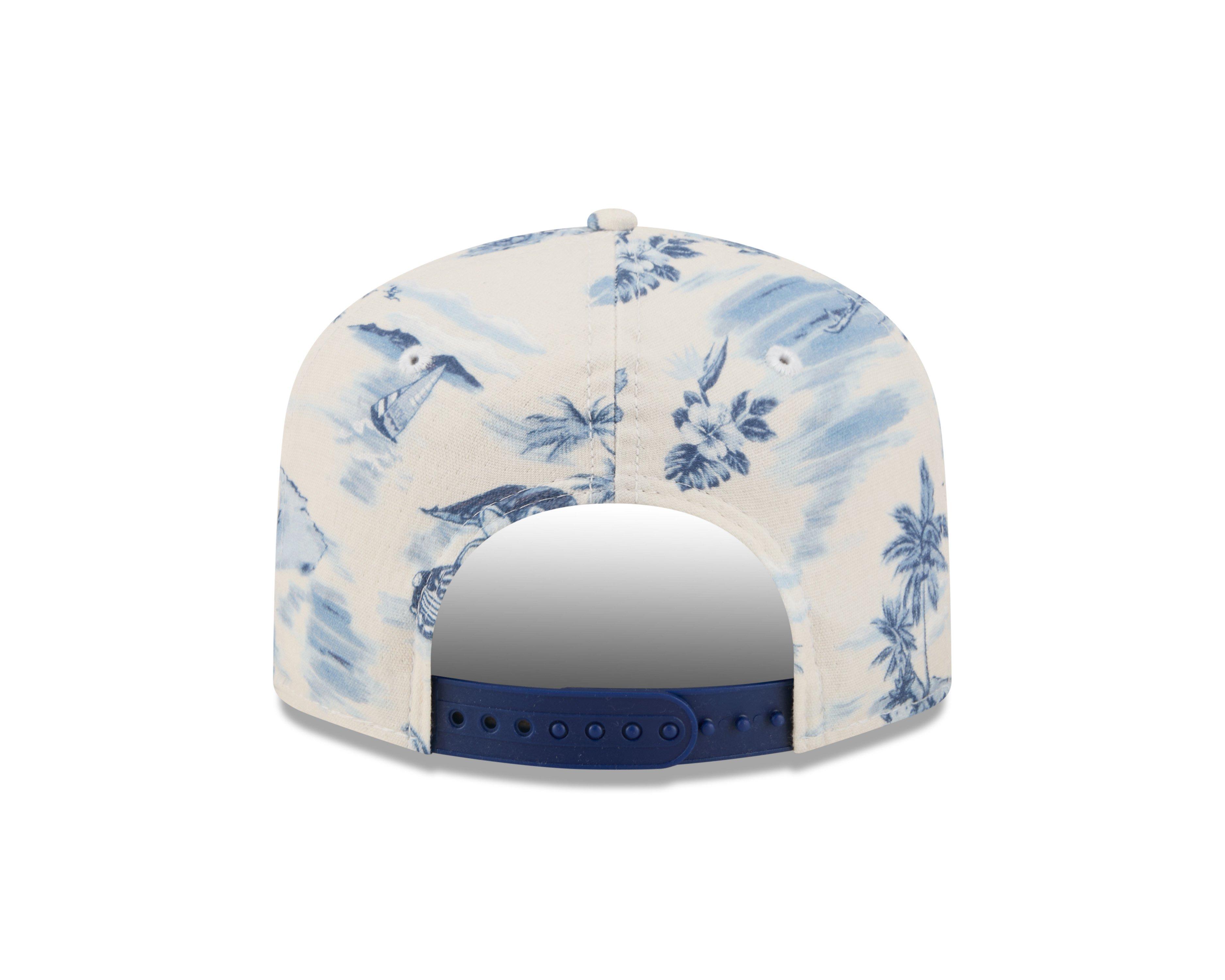 New Era Texas Rangers 19TWENTY Tropical Snapback Hat - White/Royal - WHITE/ROYAL Thumbnail View 4