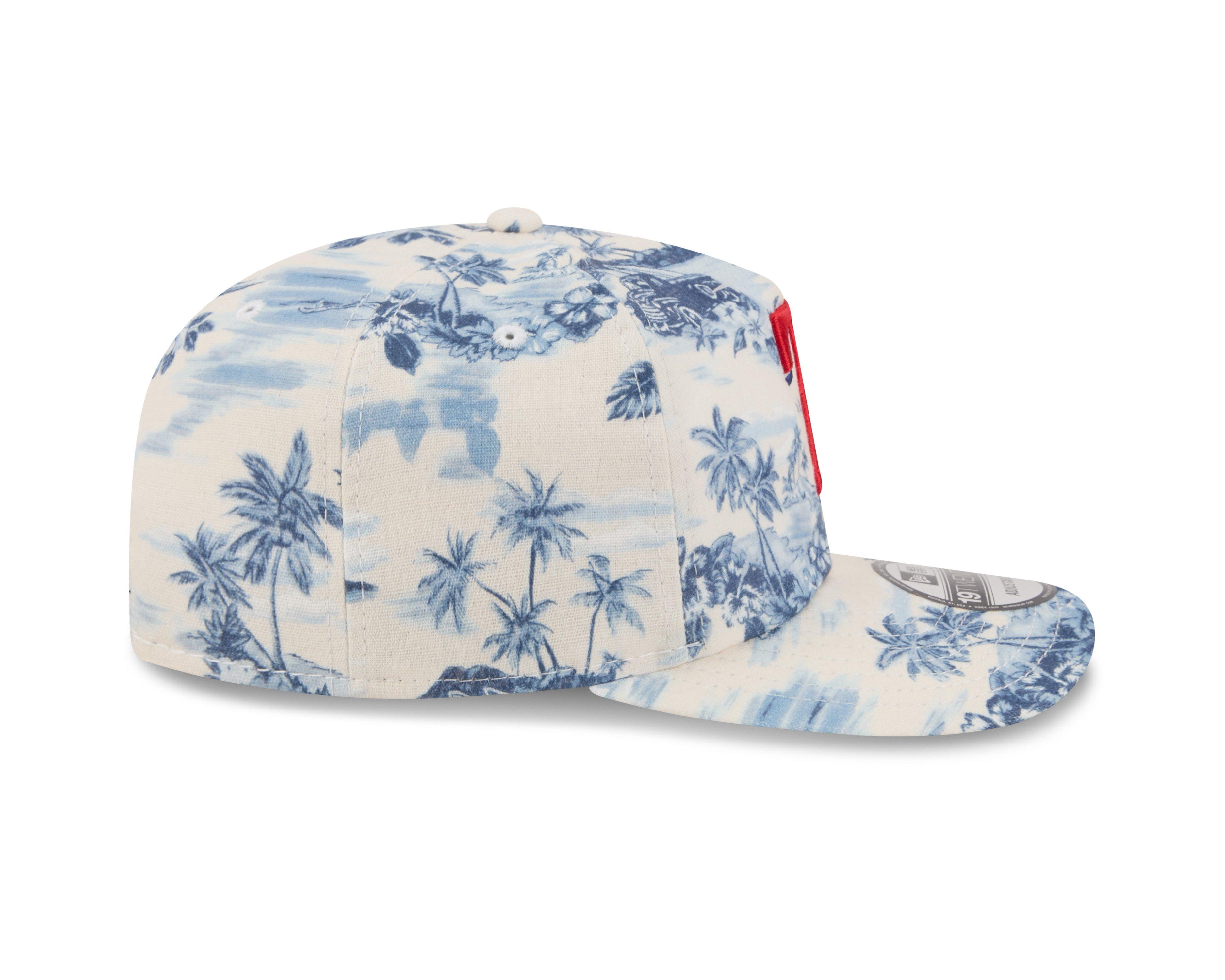 New Era Texas Rangers 19TWENTY Tropical Snapback Hat - White/Royal - WHITE/ROYAL Thumbnail View 6