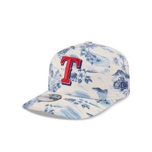 New Era Texas Rangers 19TWENTY Tropical Snapback Hat - White/Royal