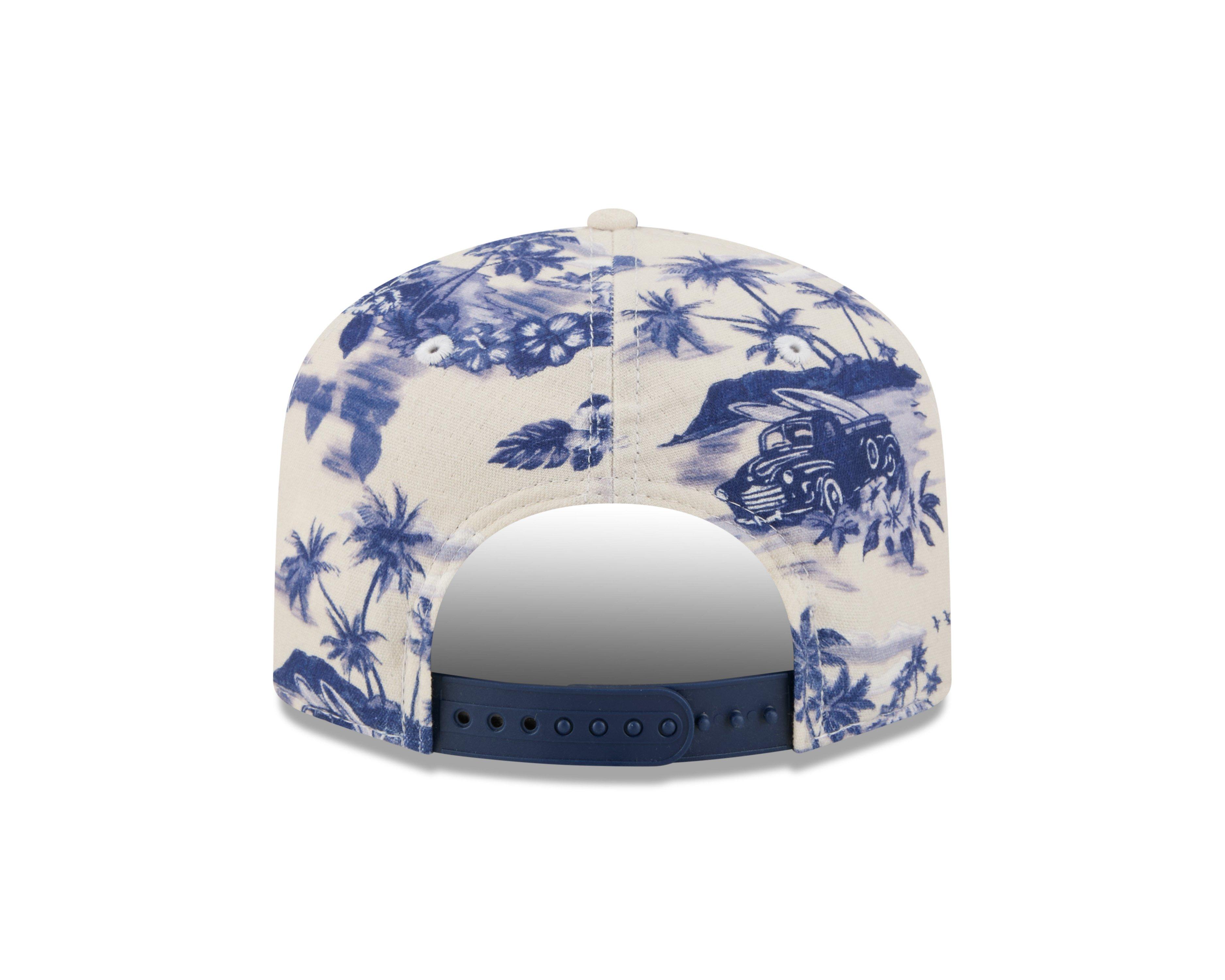 New Era Tampa Bay Rays 19TWENTY Tropical Snapback Hat - White/Blue - WHITE/BLUE Thumbnail View 4