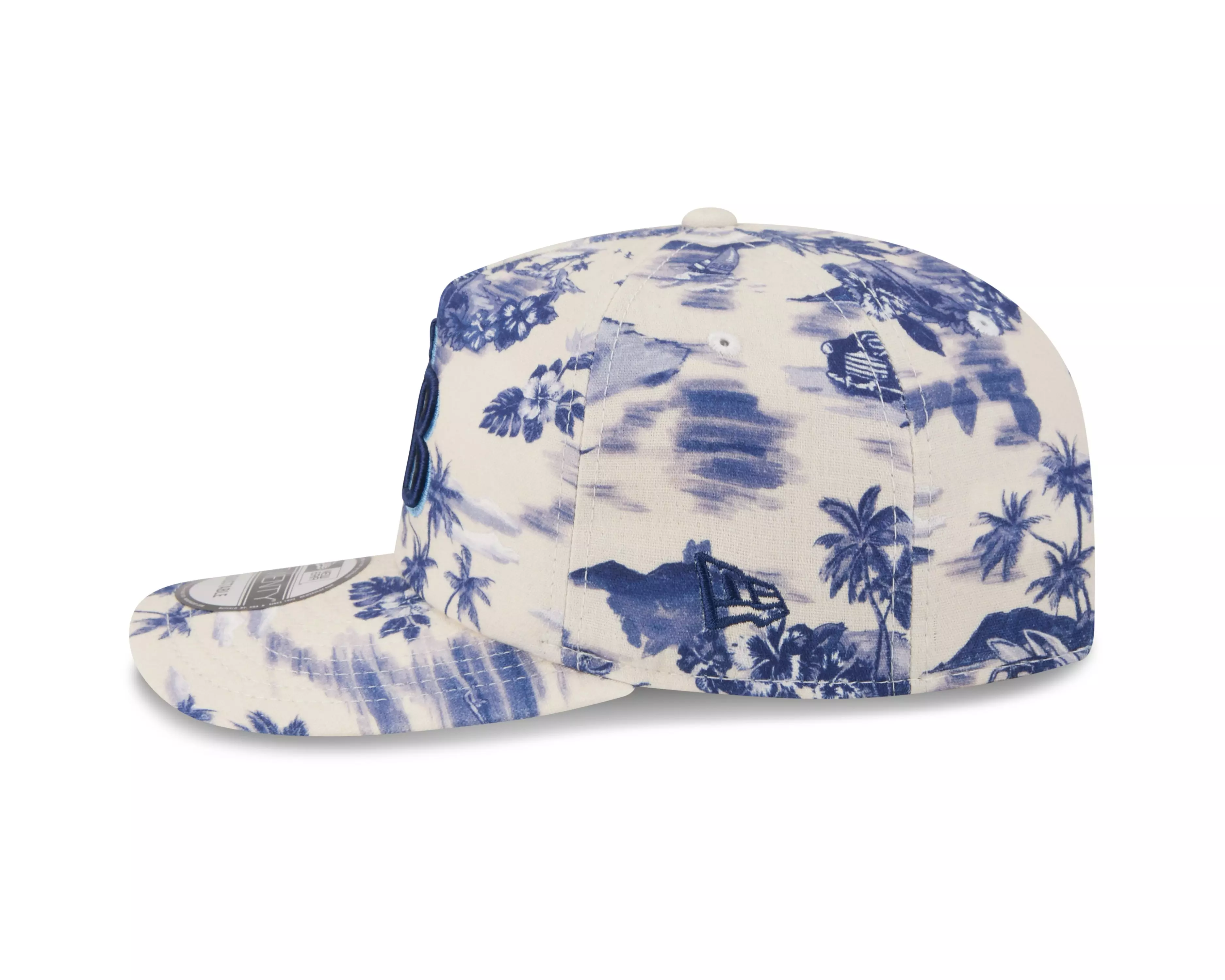 New Era Tampa Bay Rays 19TWENTY Tropical Snapback Hat - White/Blue - WHITE/BLUE