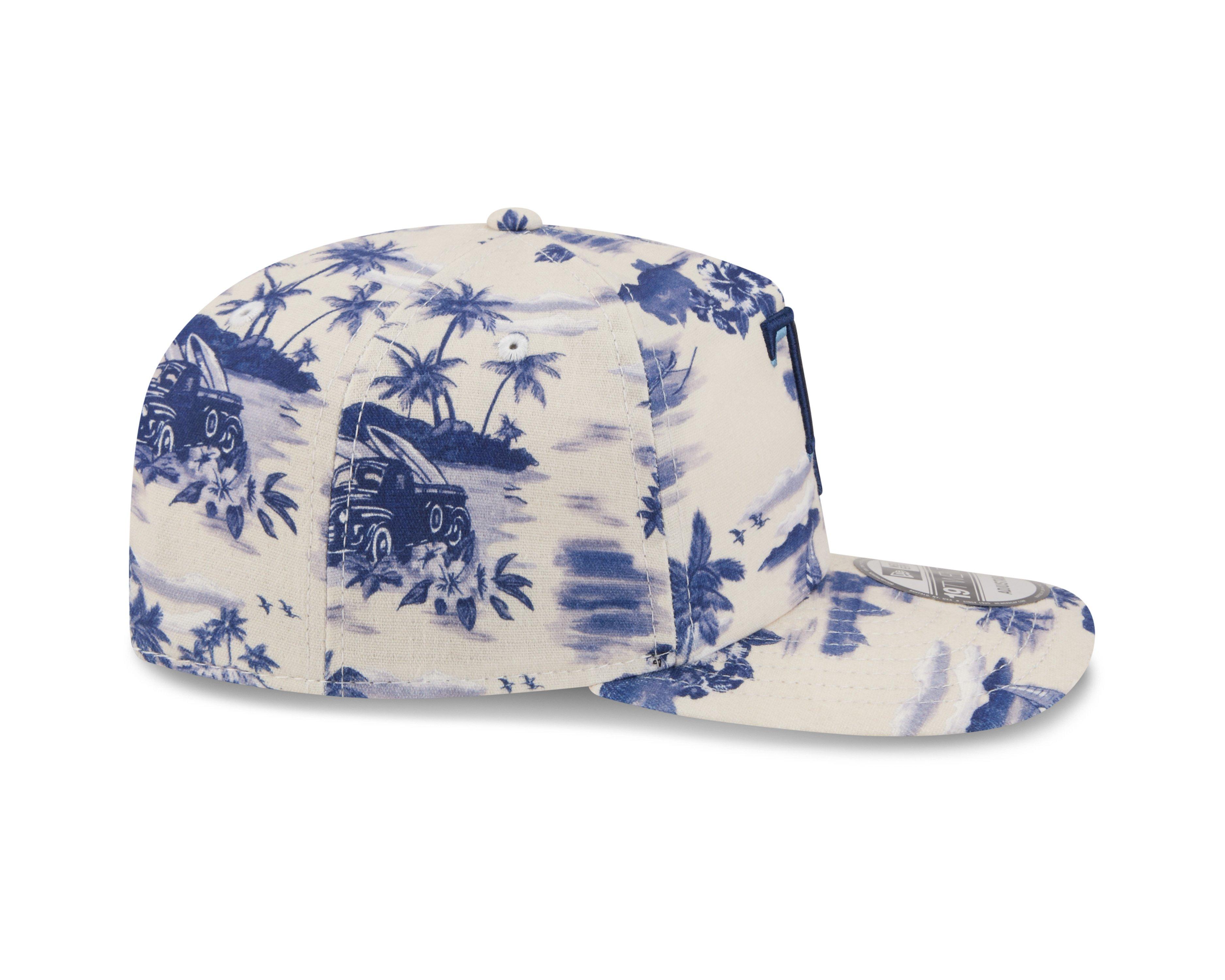 New Era Tampa Bay Rays 19TWENTY Tropical Snapback Hat - White/Blue - WHITE/BLUE Thumbnail View 6