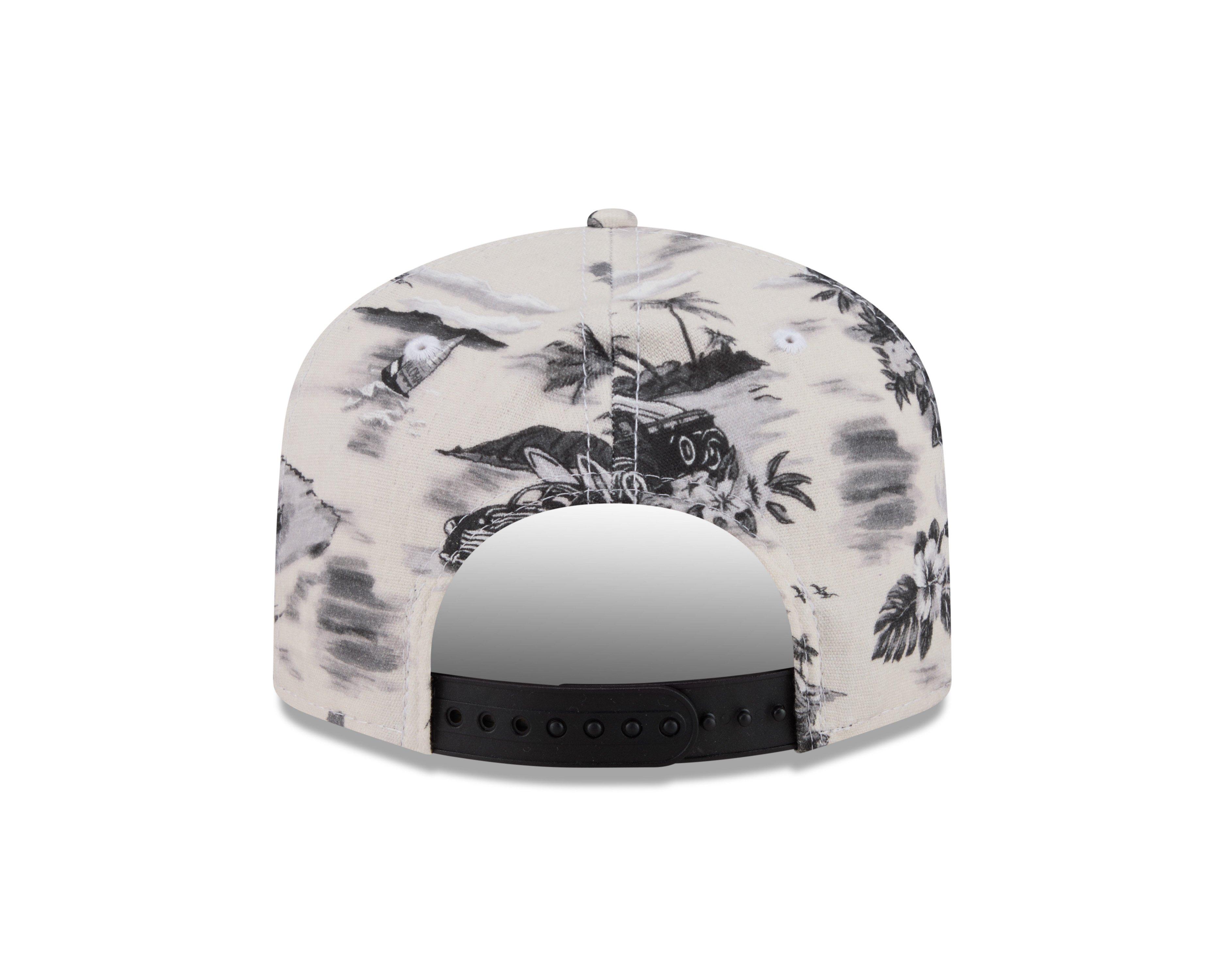 New Era Cincinnati Reds 19TWENTY Tropical Snapback Hat - White/Black - WHITE/BLACK Thumbnail View 4