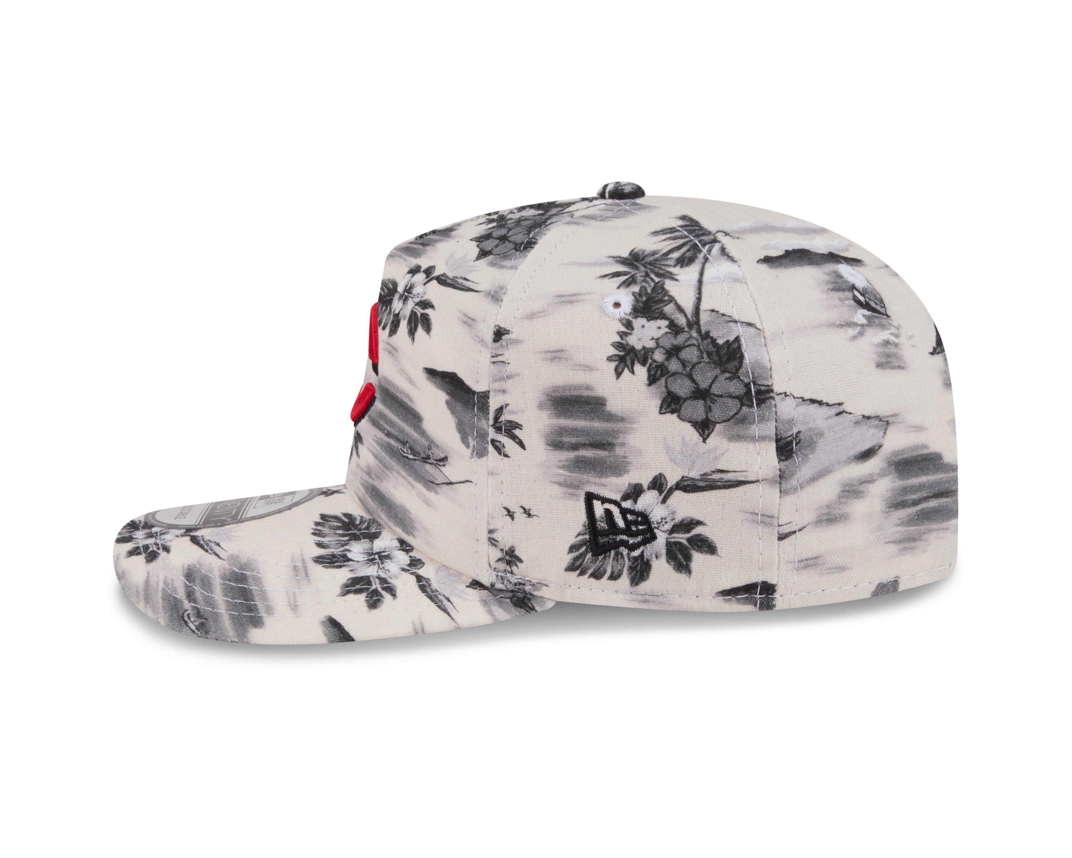 New Era Cincinnati Reds 19TWENTY Tropical Snapback Hat - White/Black - WHITE/BLACK Thumbnail View 5