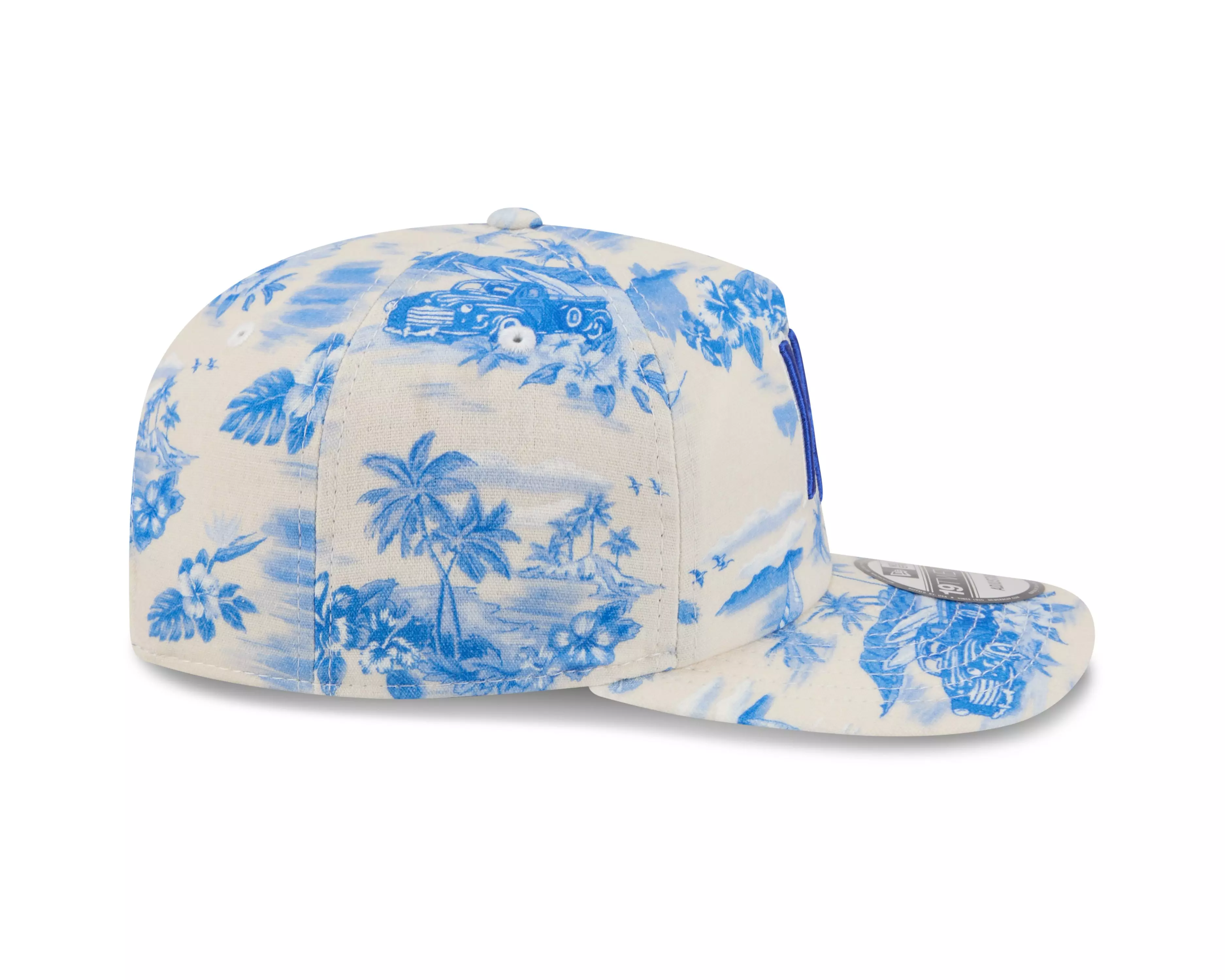 New Era Kansas City Royals 19TWENTY Tropical Snapback Hat - White/Royal - WHITE/ROYAL