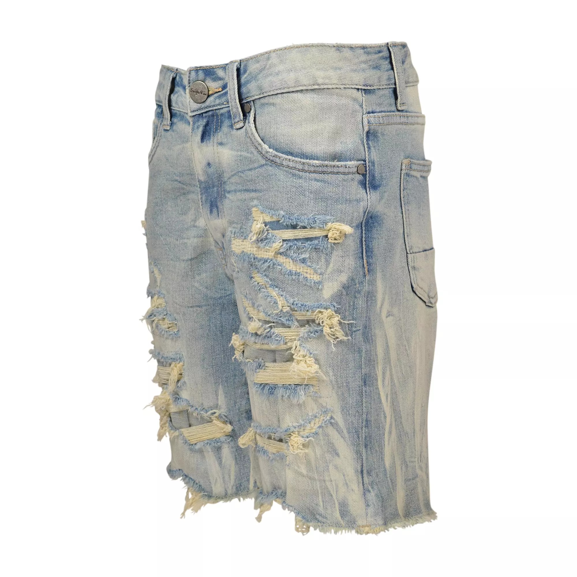 Smoke Rise Big Boys' Seville Blue Denim Shorts - BLUE