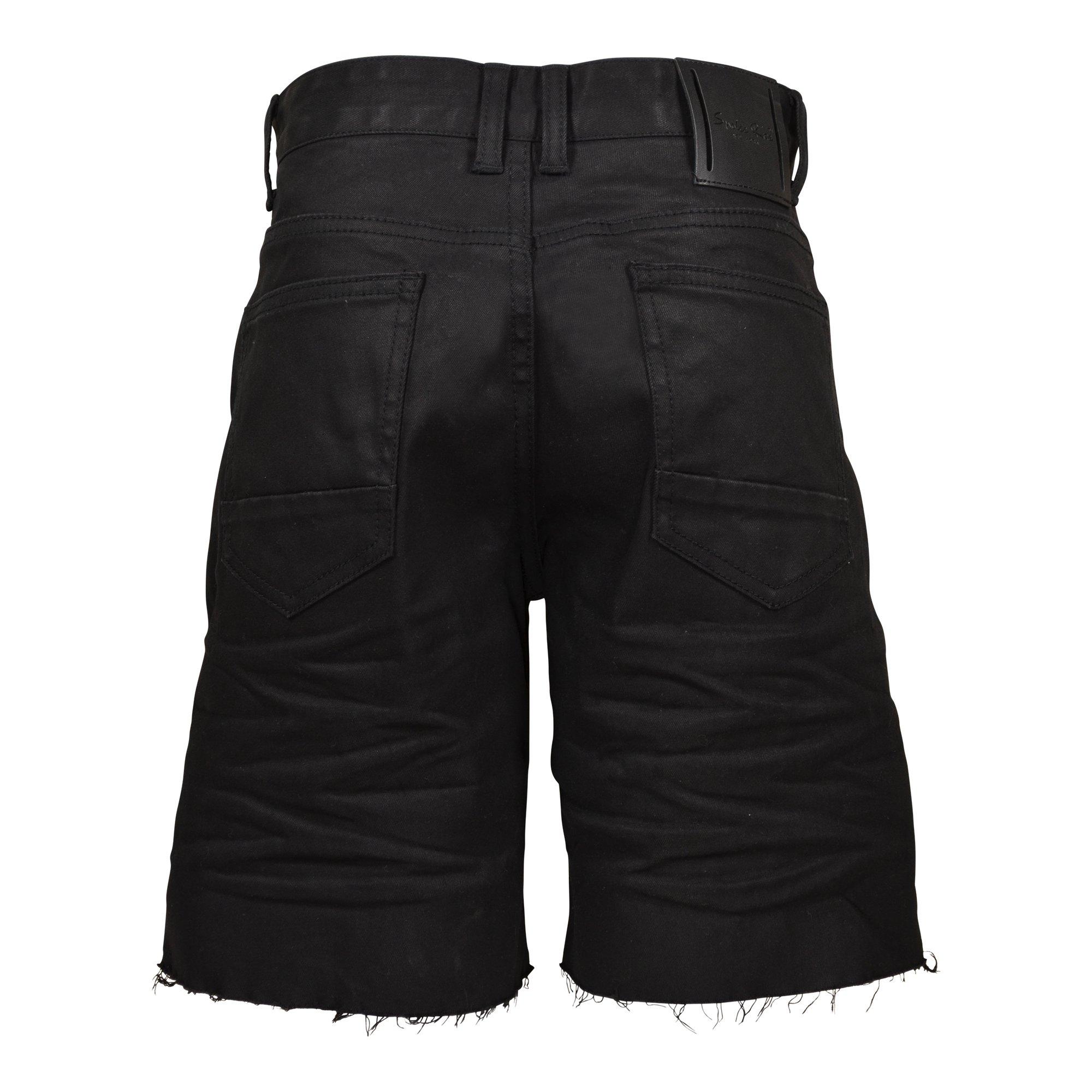 Smoke Rise Big Boys' Jet Black Denim Shorts - BLACK Thumbnail View 2