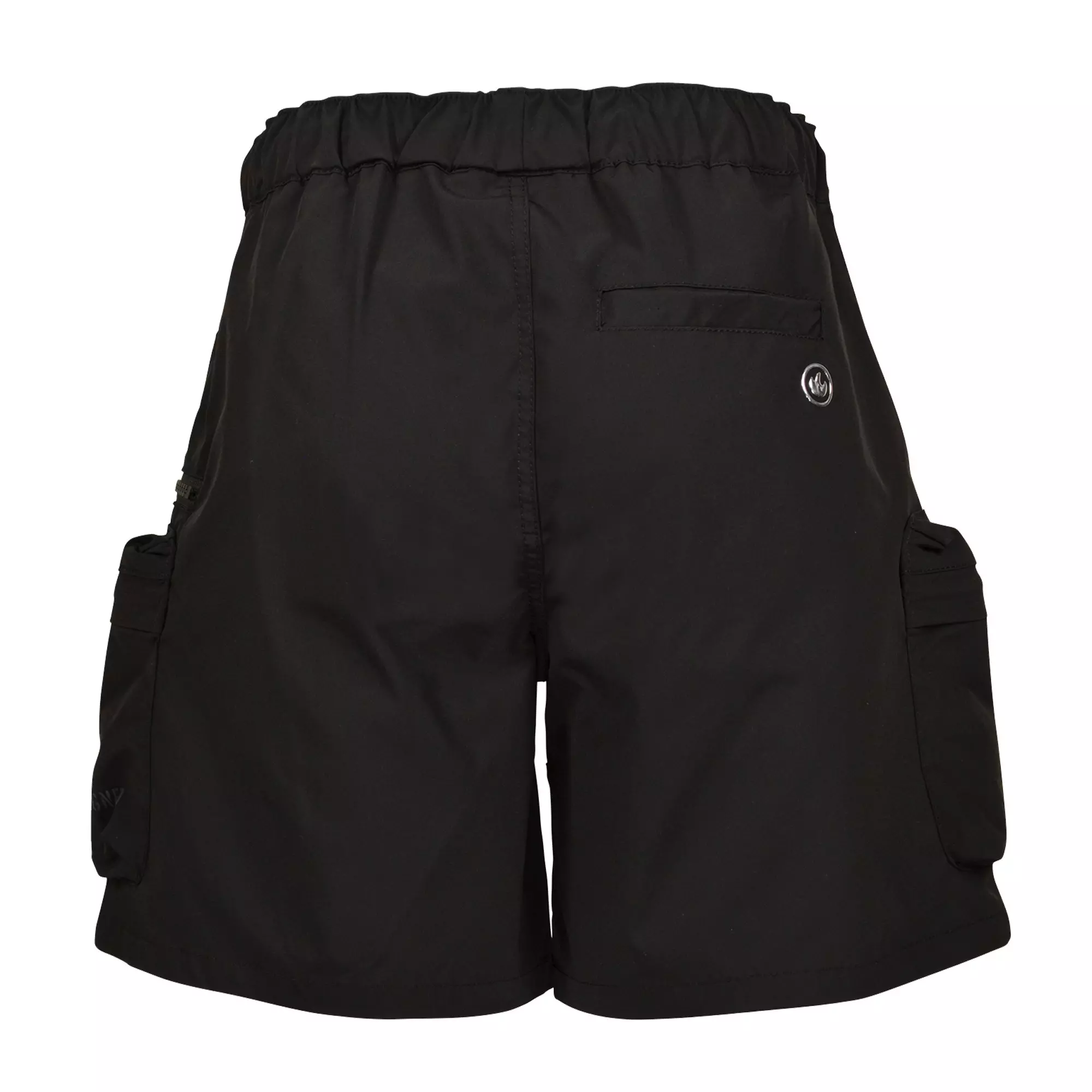 Smoke Rise Big Boys' Nylon Shorts - Black - BLACK