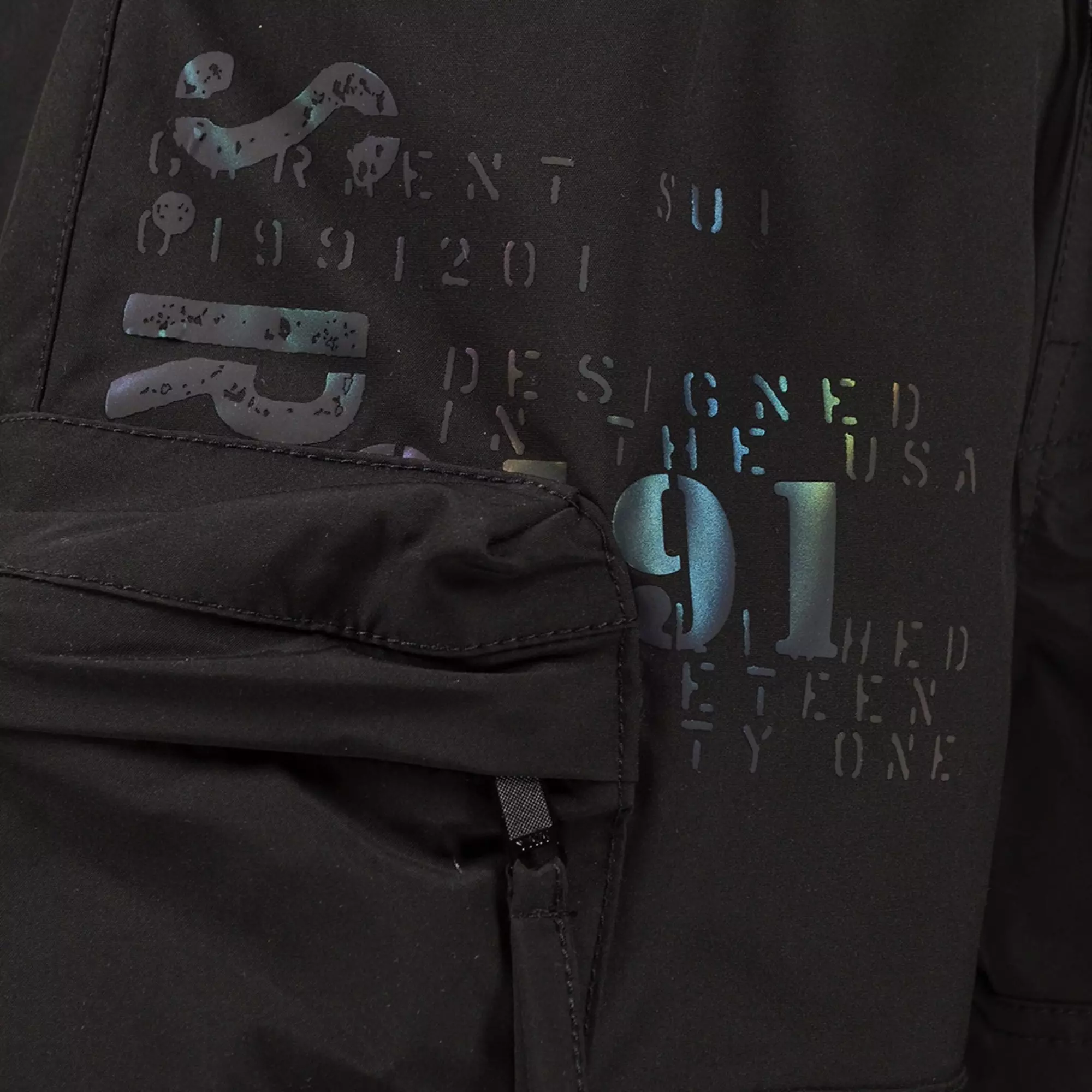 Smoke Rise Big Boys' Nylon Shorts - Black - BLACK