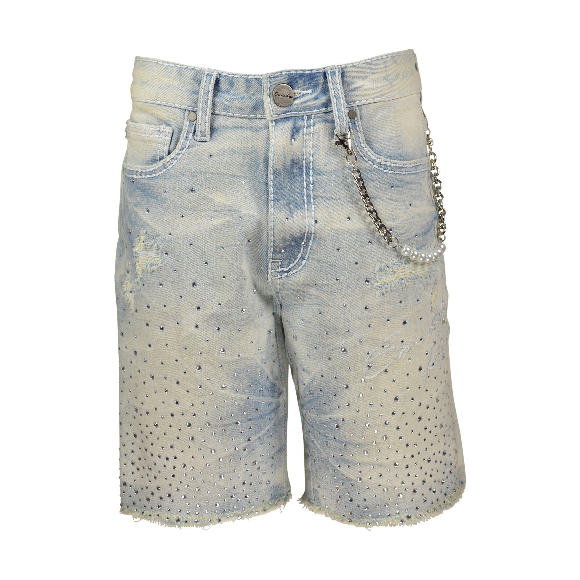 Smoke Rise Big Boys' Pearl Brant Blue Shorts - BLUE Thumbnail View 1