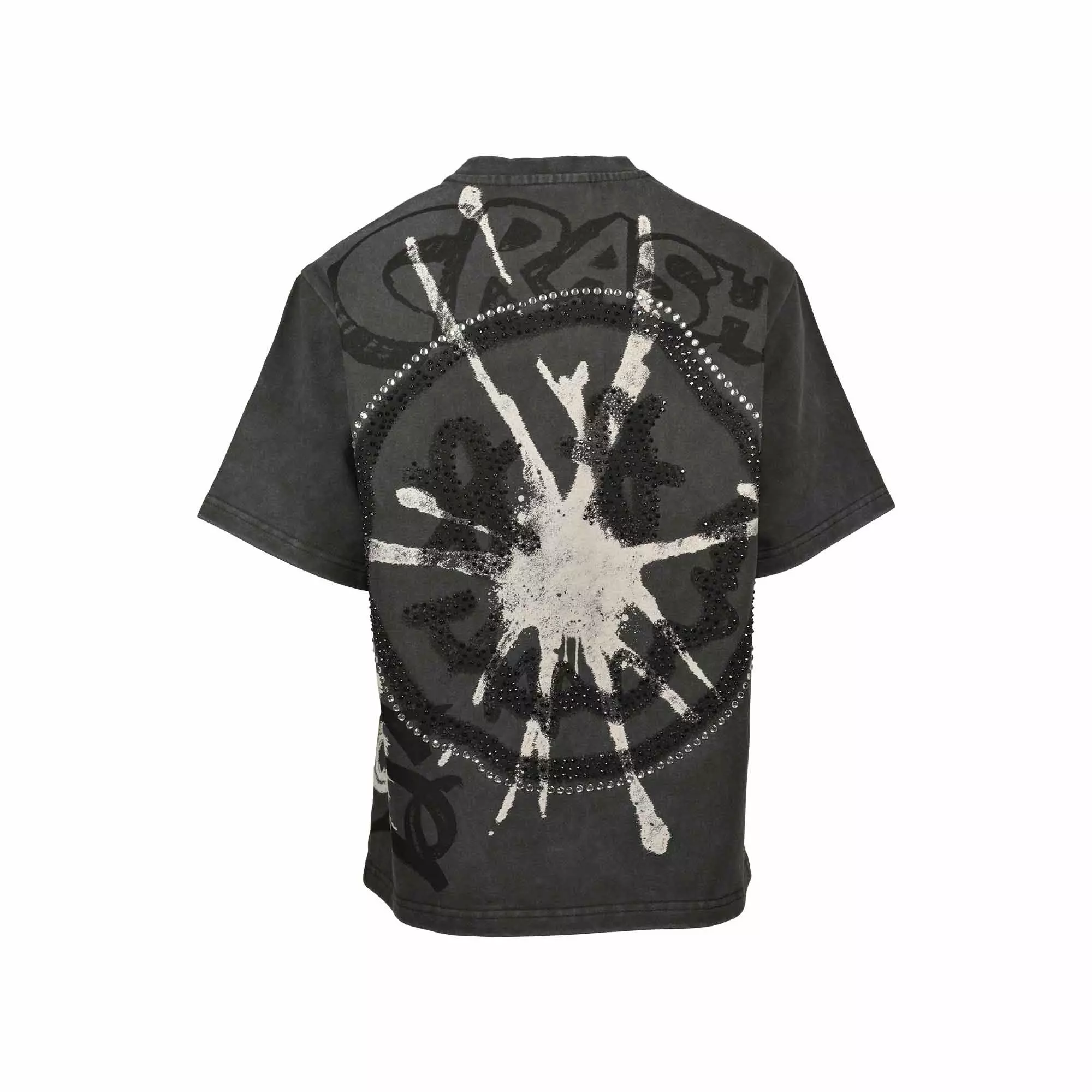 Smoke Rise Big Boys' Smiley Tee - Graphite - GREY