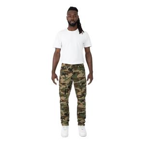 Smoke Rise Men's Slim Twill Cargo Pants - Woodcamo