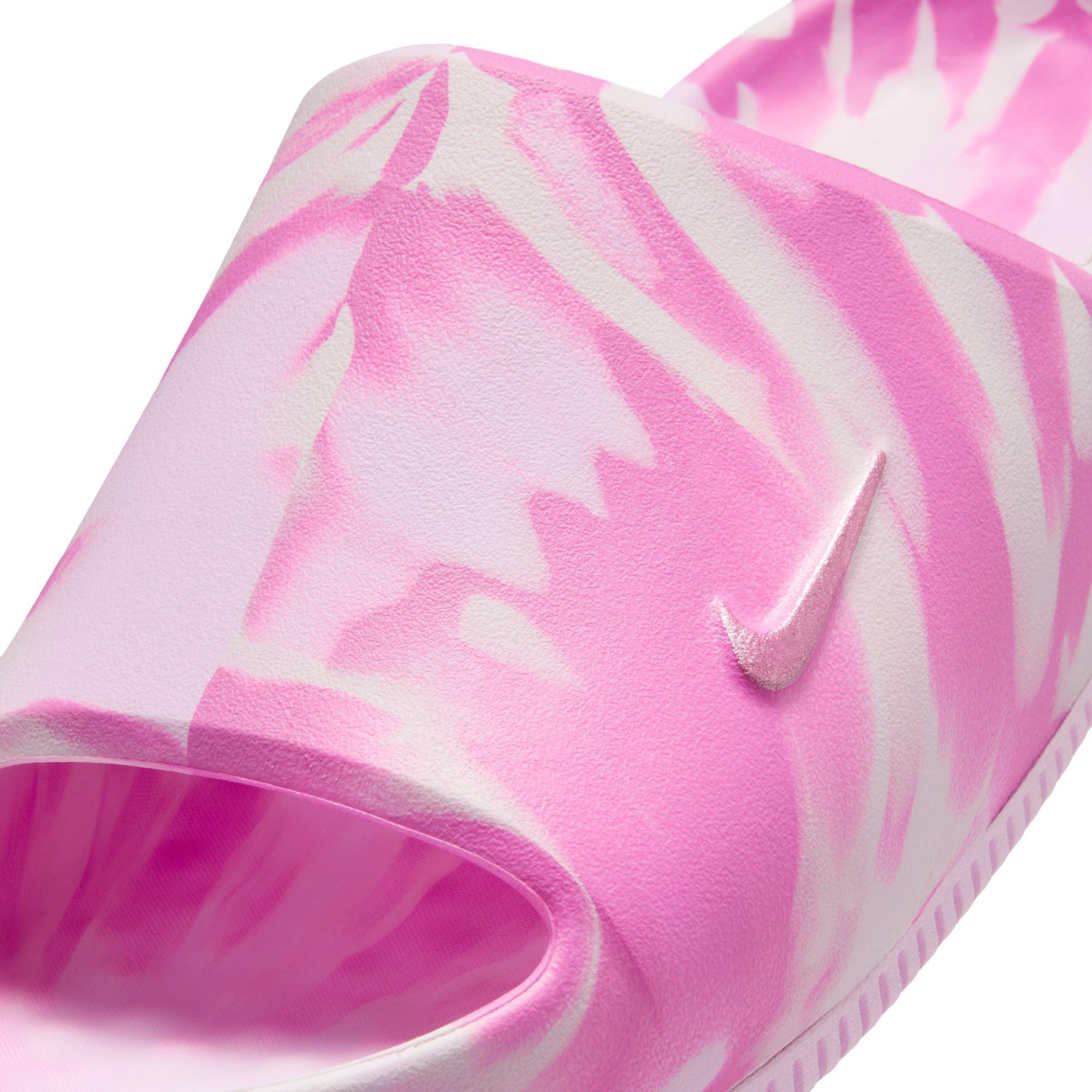 Nike Calm 2.0 Marbled "Playful Pink/Pink Foam" Women's Slide - PINK Thumbnail View 9