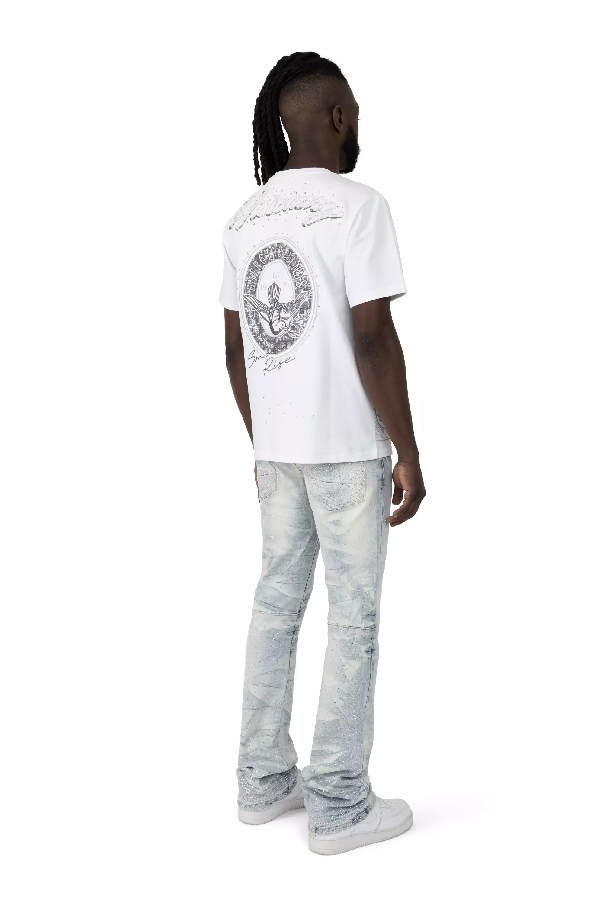 Smoke Rise Men's Visionary Tee - White - WHITE