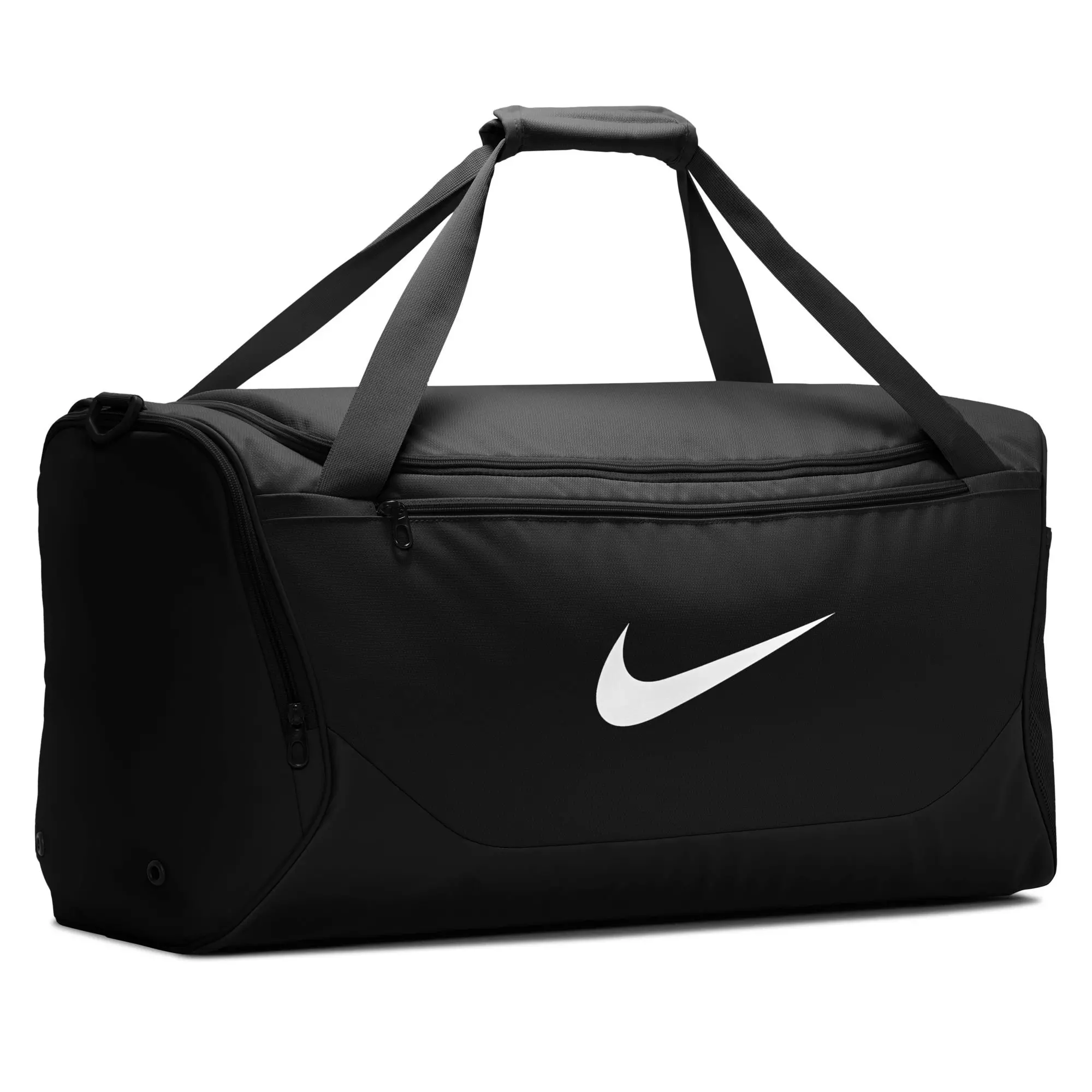 Nike Brasilla Medium Duffel Bag - BLACK/WHITE