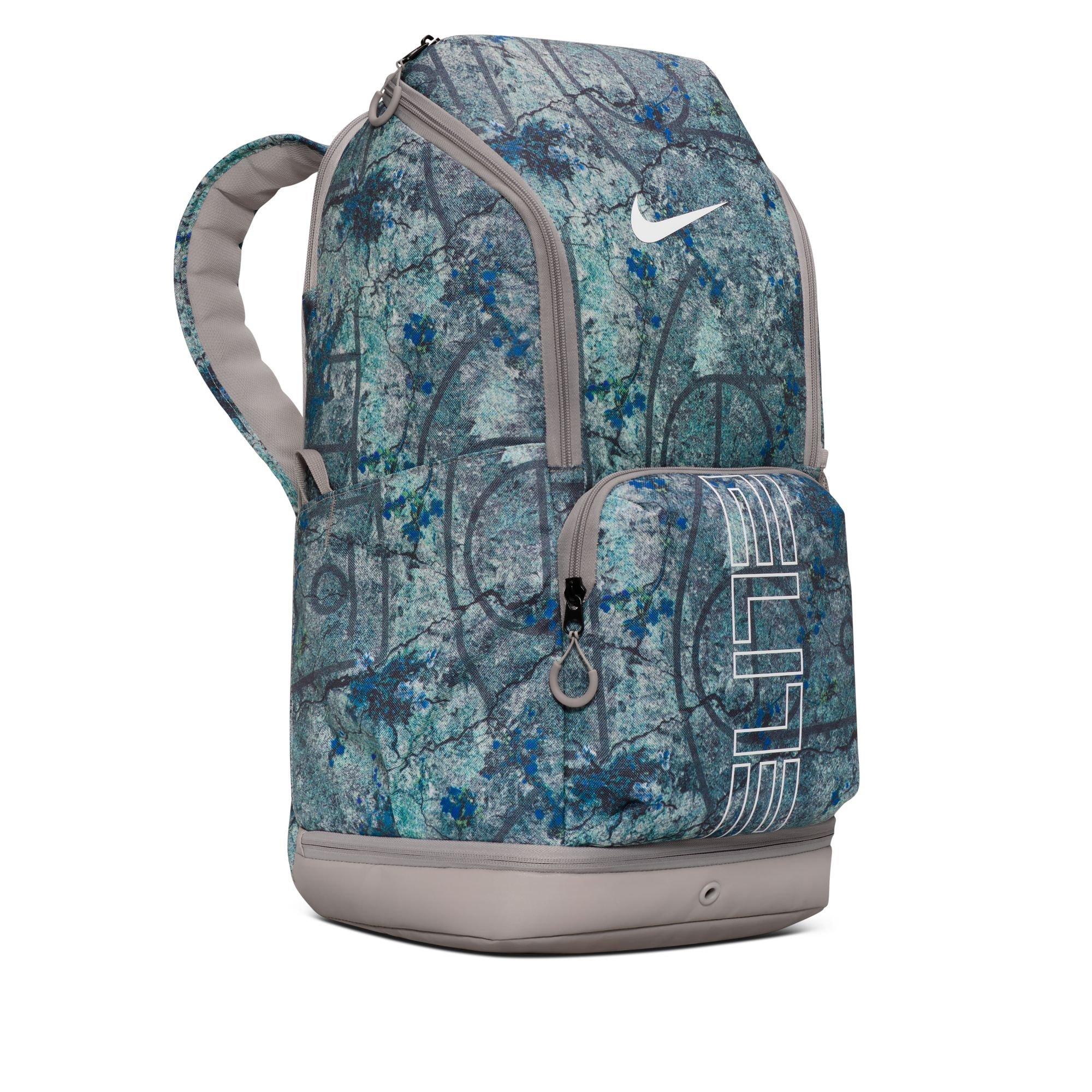 Nike Varsity Elite Printed Backpack - WHITE/GREY Thumbnail View 3