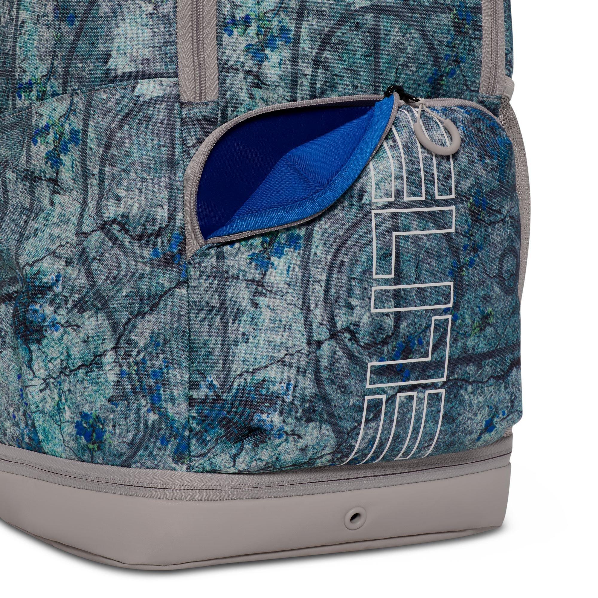 Nike Varsity Elite Printed Backpack - WHITE/GREY Thumbnail View 6