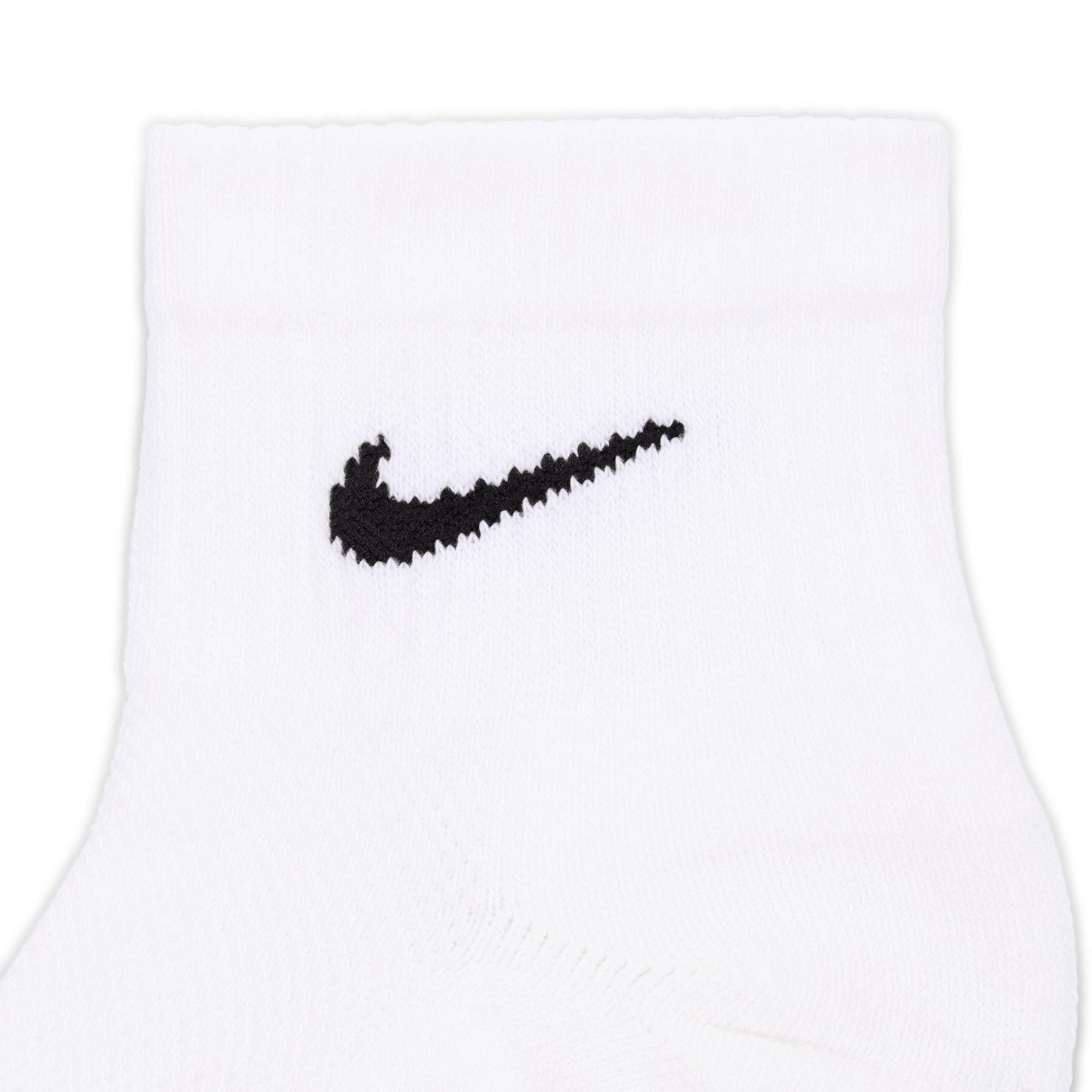 Nike Everyday Elevated Ankle Socks (6 Pairs) - White - WHITE Thumbnail View 4