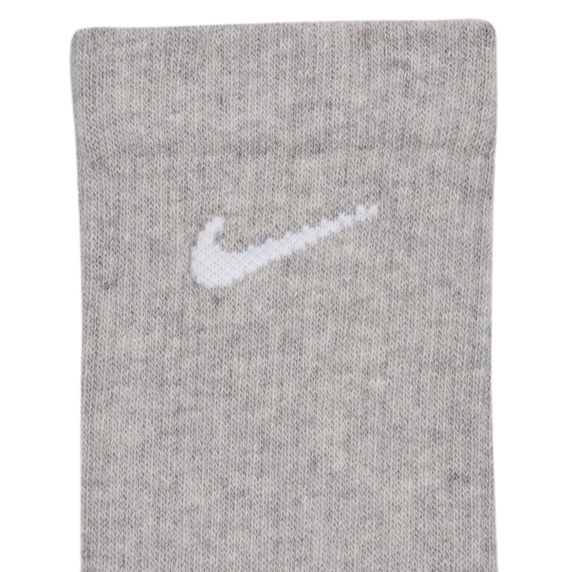 Nike Everyday Elevated Crew Socks (6 Pairs)-Black/White/Grey - BLACK/WHITE/GREY Thumbnail View 4