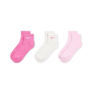 Nike Everyday Cushioned Training Ankle Socks (3 Pairs) - Pink