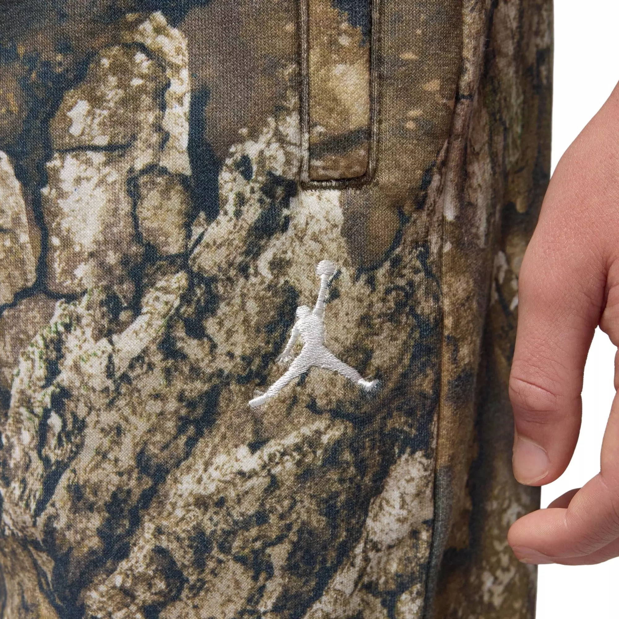 Jordan Big Boys' Realtree Fleece Pants - OLIVE