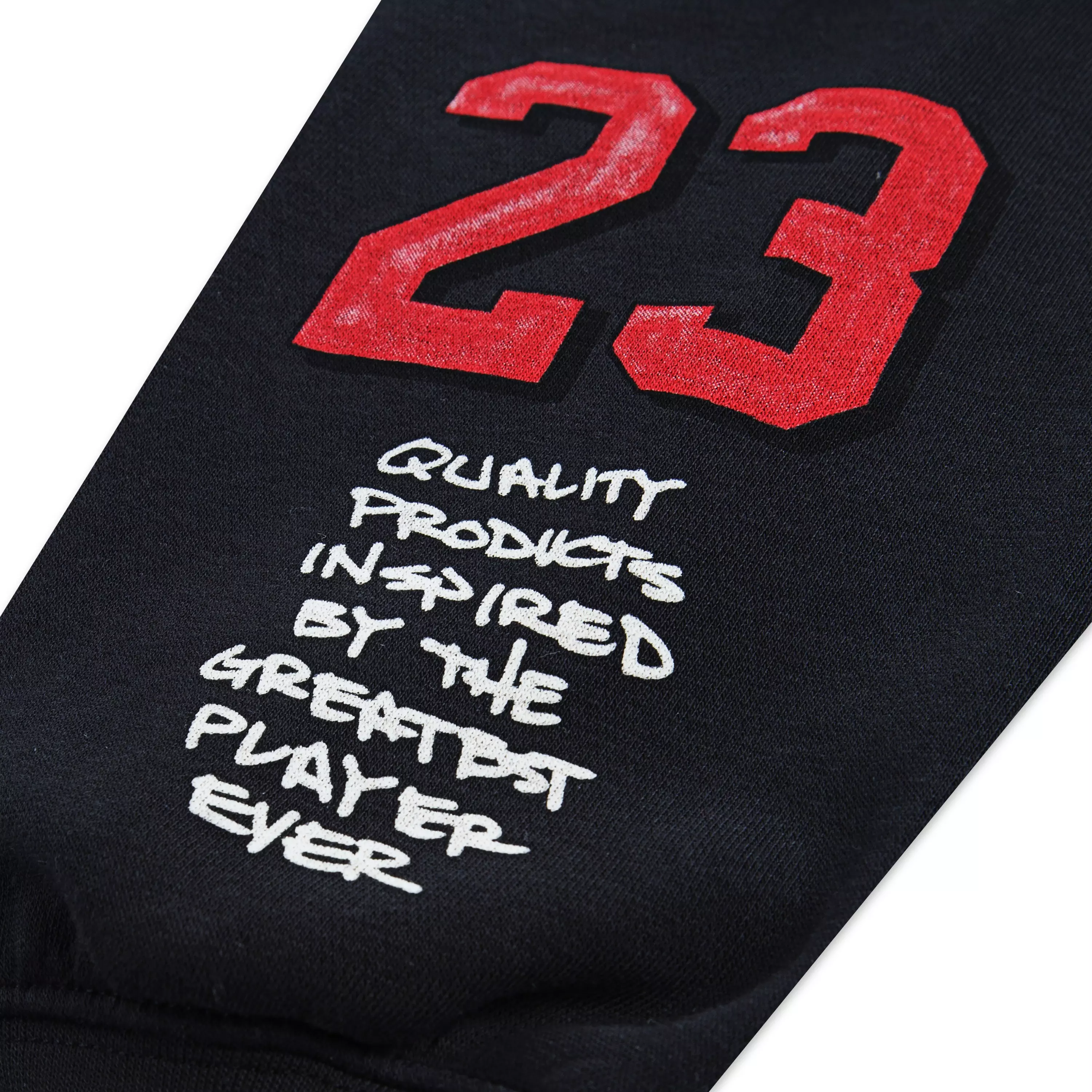 Jordan Big Boys' Sketch Hoodie - BLACK/RED