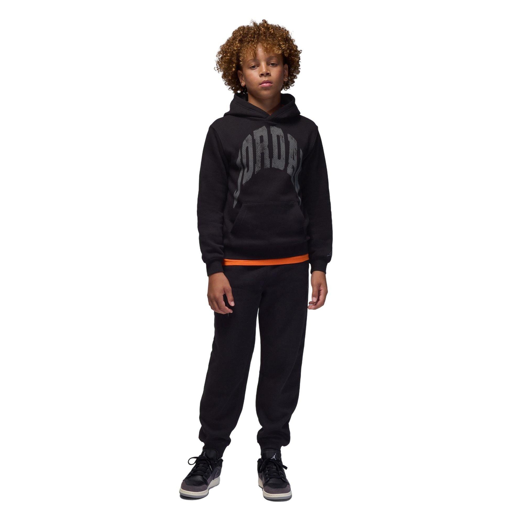 Jordan MVP Fleece Big Boys' Black Hoodie