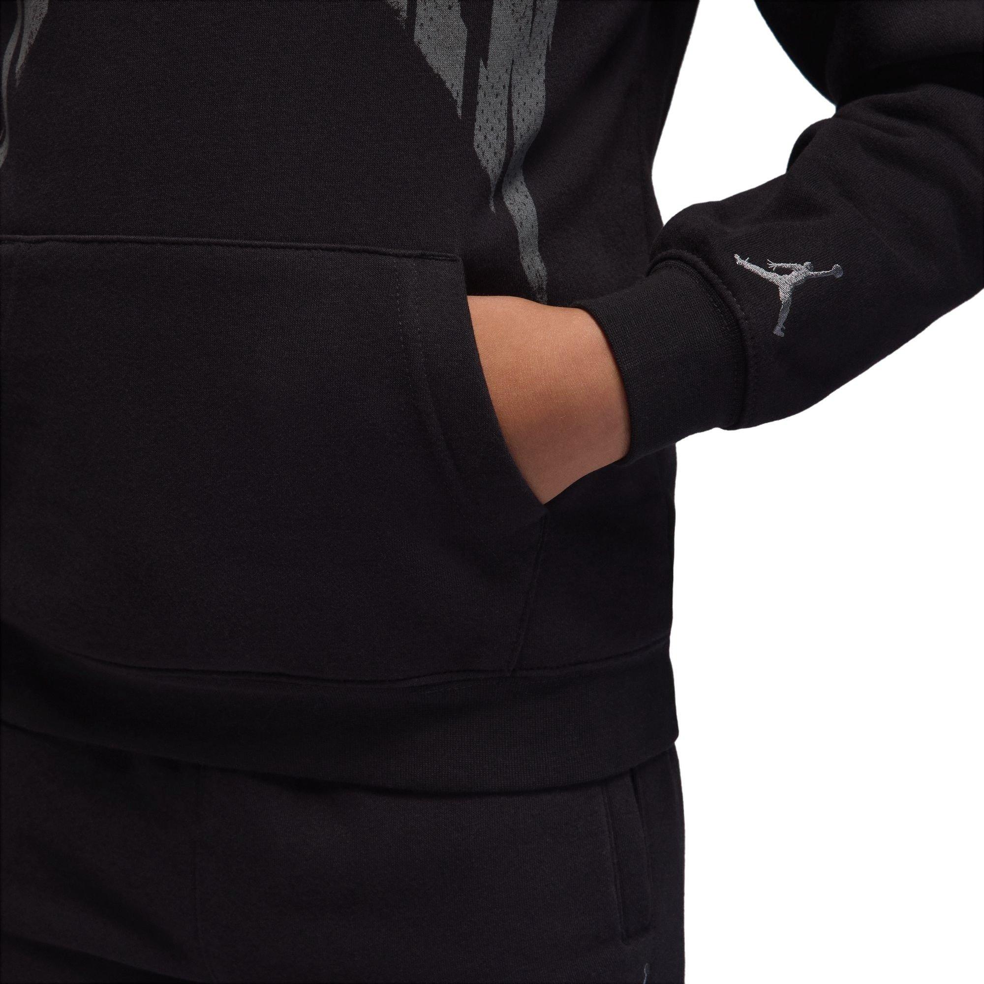 Jordan MVP Fleece Big Boys' Black Hoodie