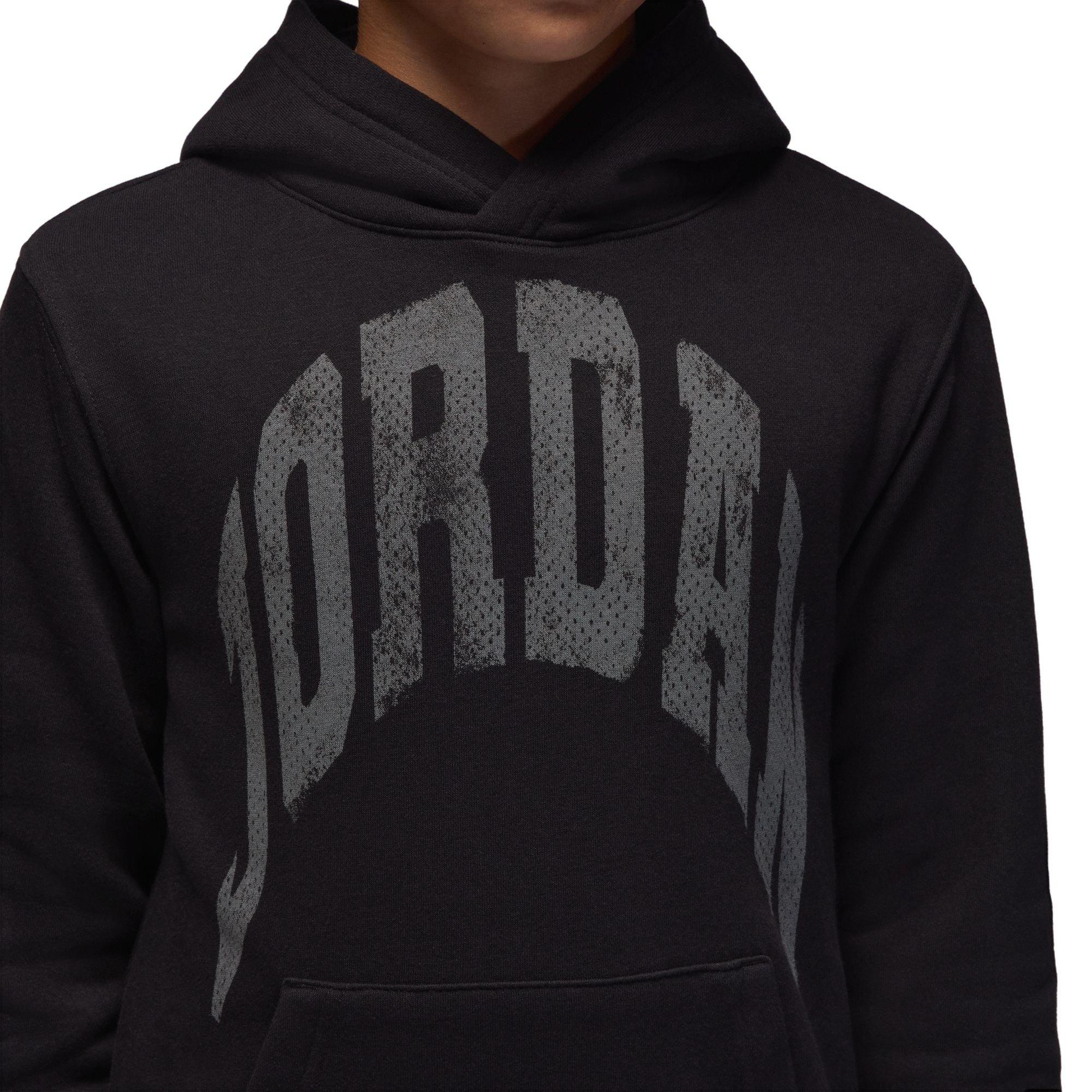 Jordan MVP Fleece Big Boys' Black Hoodie