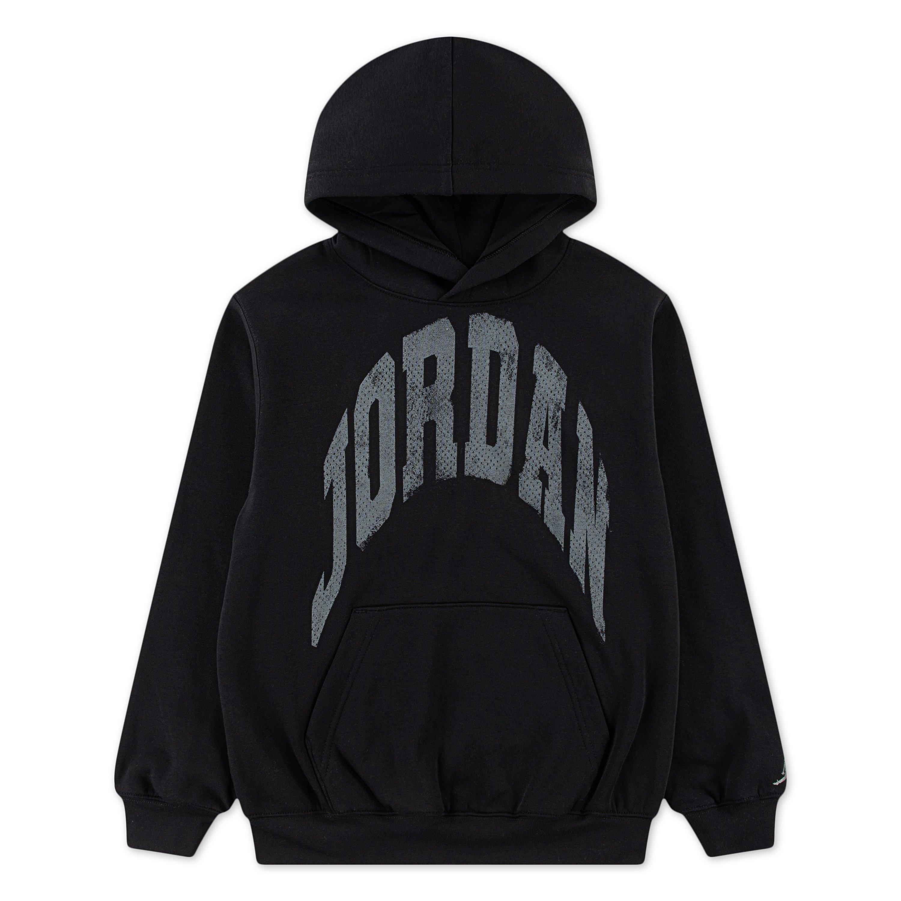 Jordan MVP Fleece Big Boys' Black Hoodie