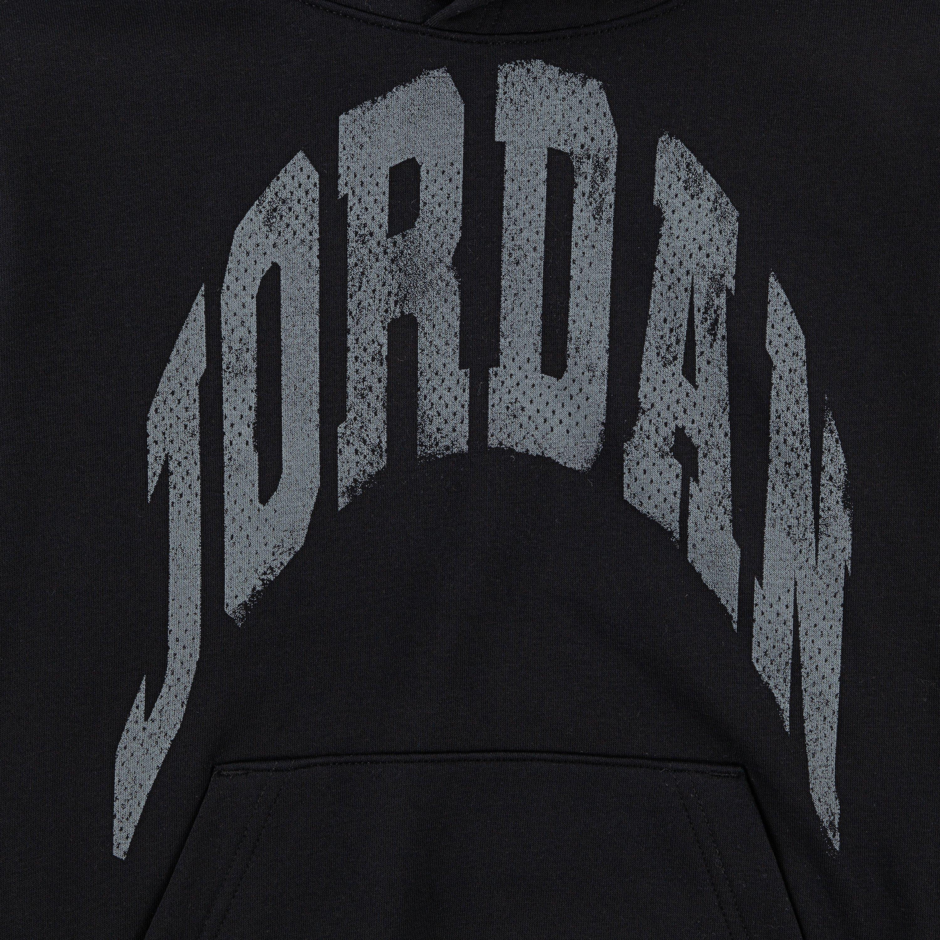 Jordan MVP Fleece Big Boys' Black Hoodie