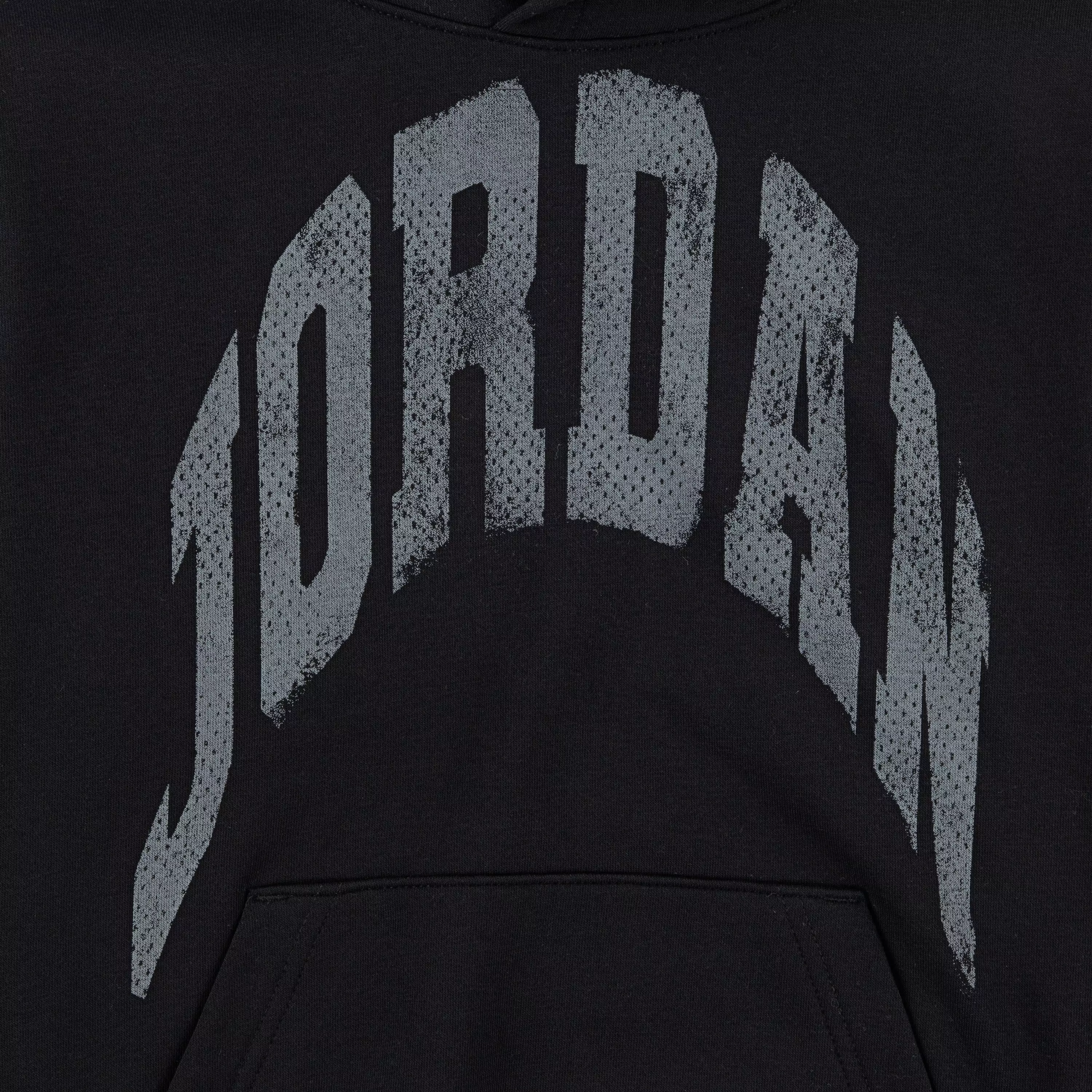 Jordan Big Boys' MVP Fleece Hoodie - Black - BLACK